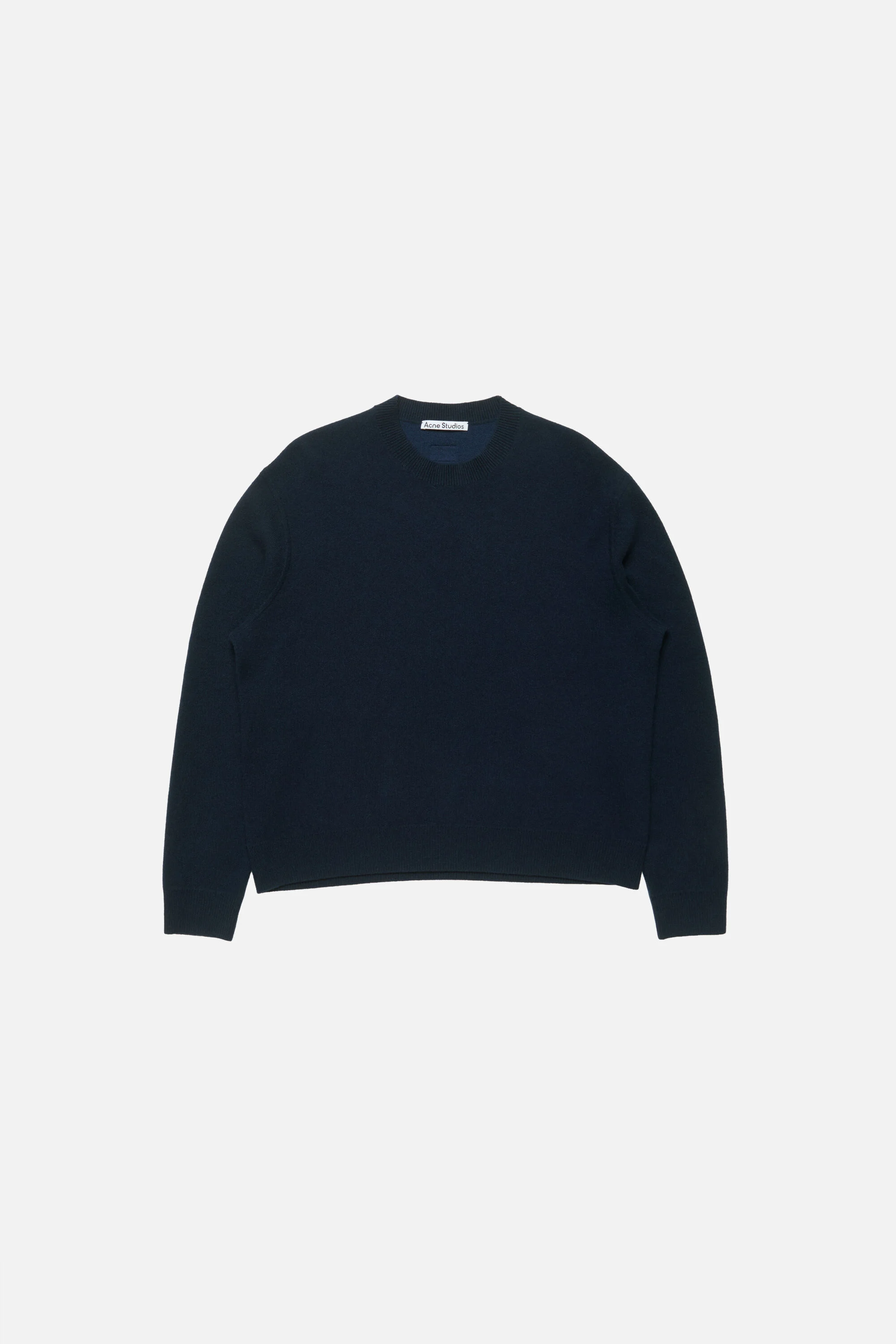 Cashmere sweater with logo - Ink blue - 1