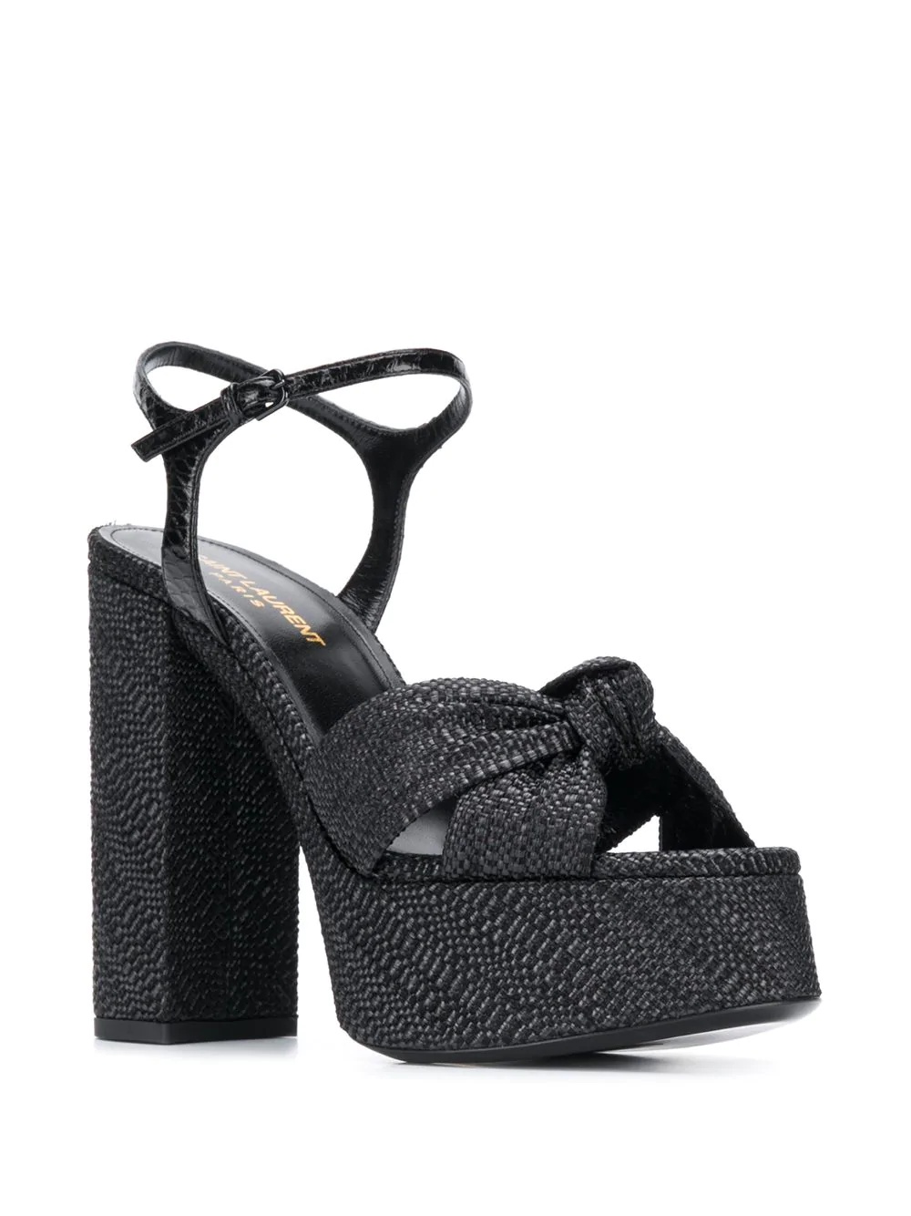 woven platform sandals - 2