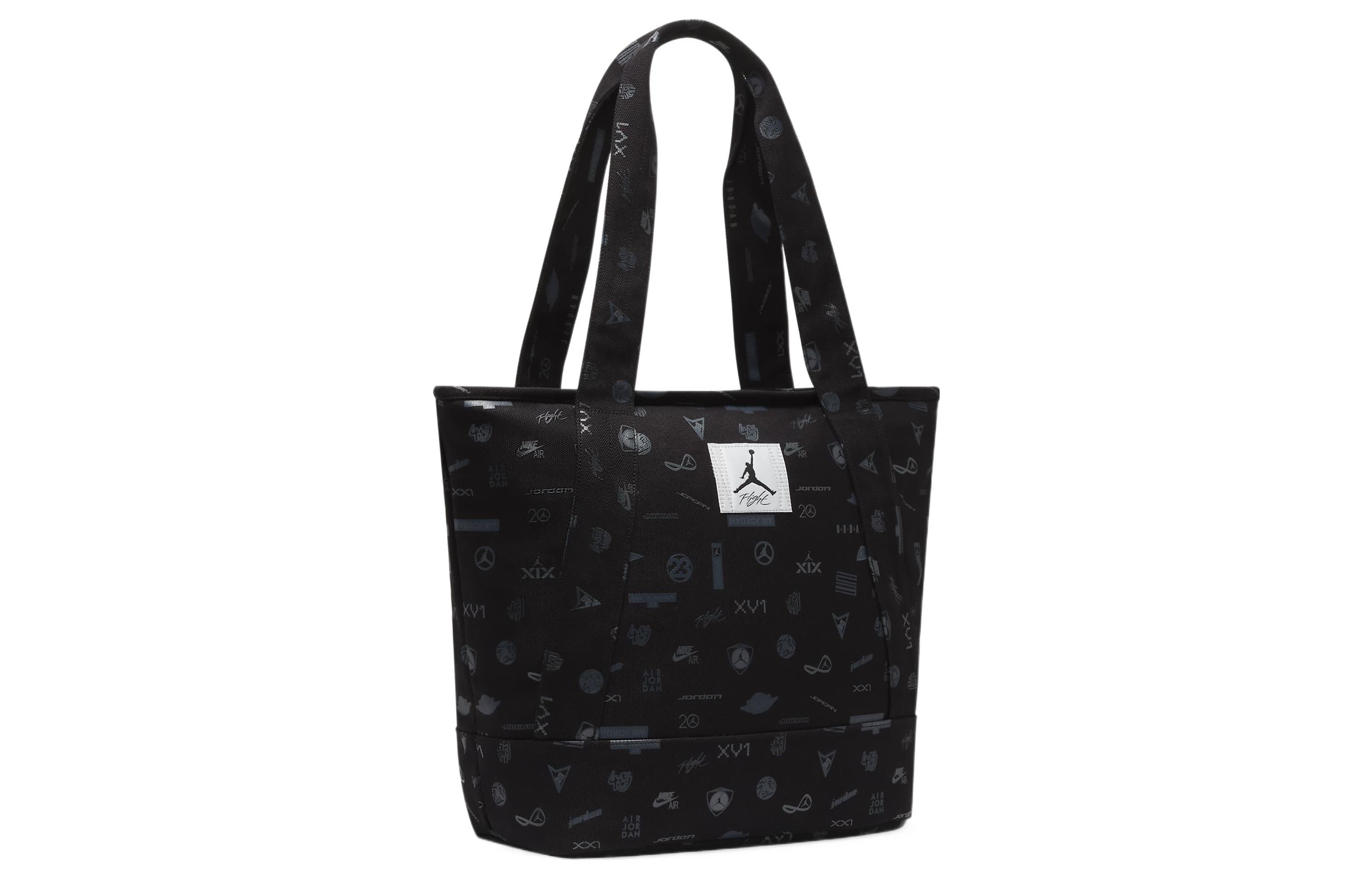 Air Jordan Flight Printed Recycled Cotton Carryall Tote 'Black' WA0785-023 - 2