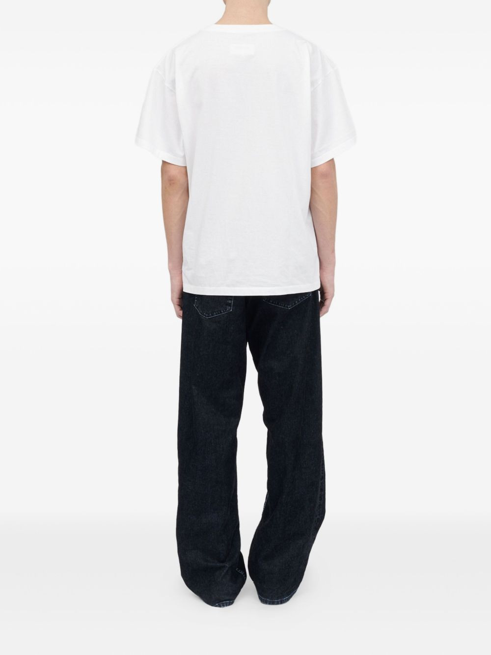numbers-patch T-shirt - 5