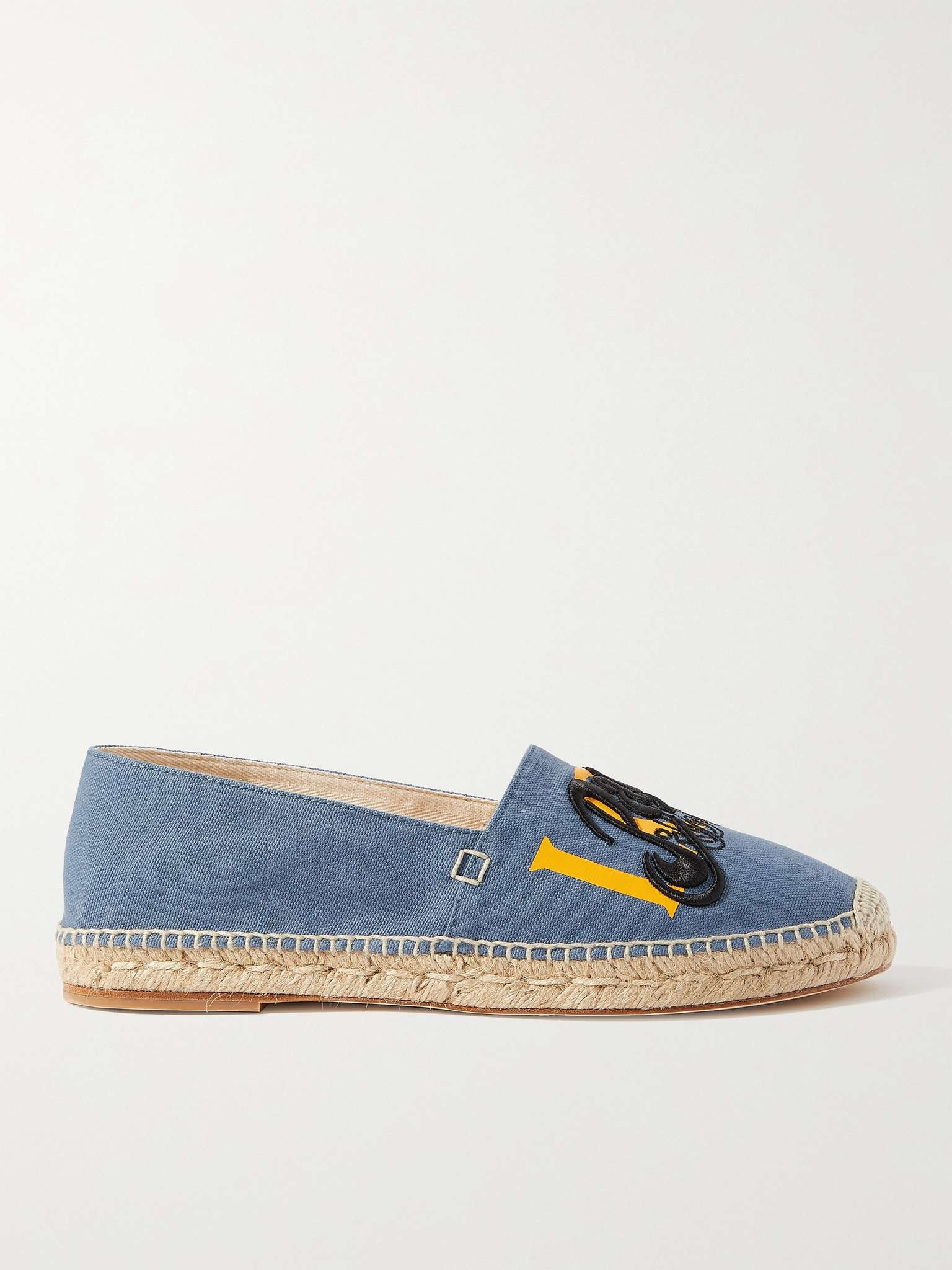 + Paula's Ibiza Logo-Detailed Canvas Espadrilles - 1