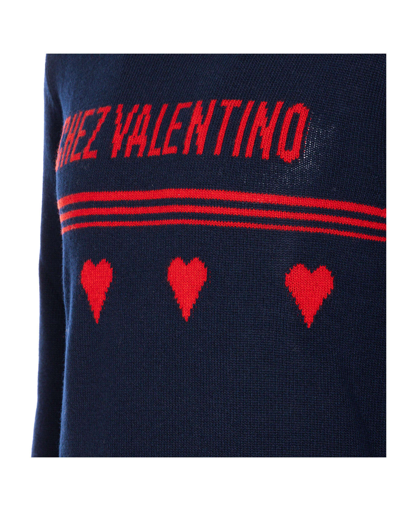 Chez Valentino Jacquard Motif Sweater - 3