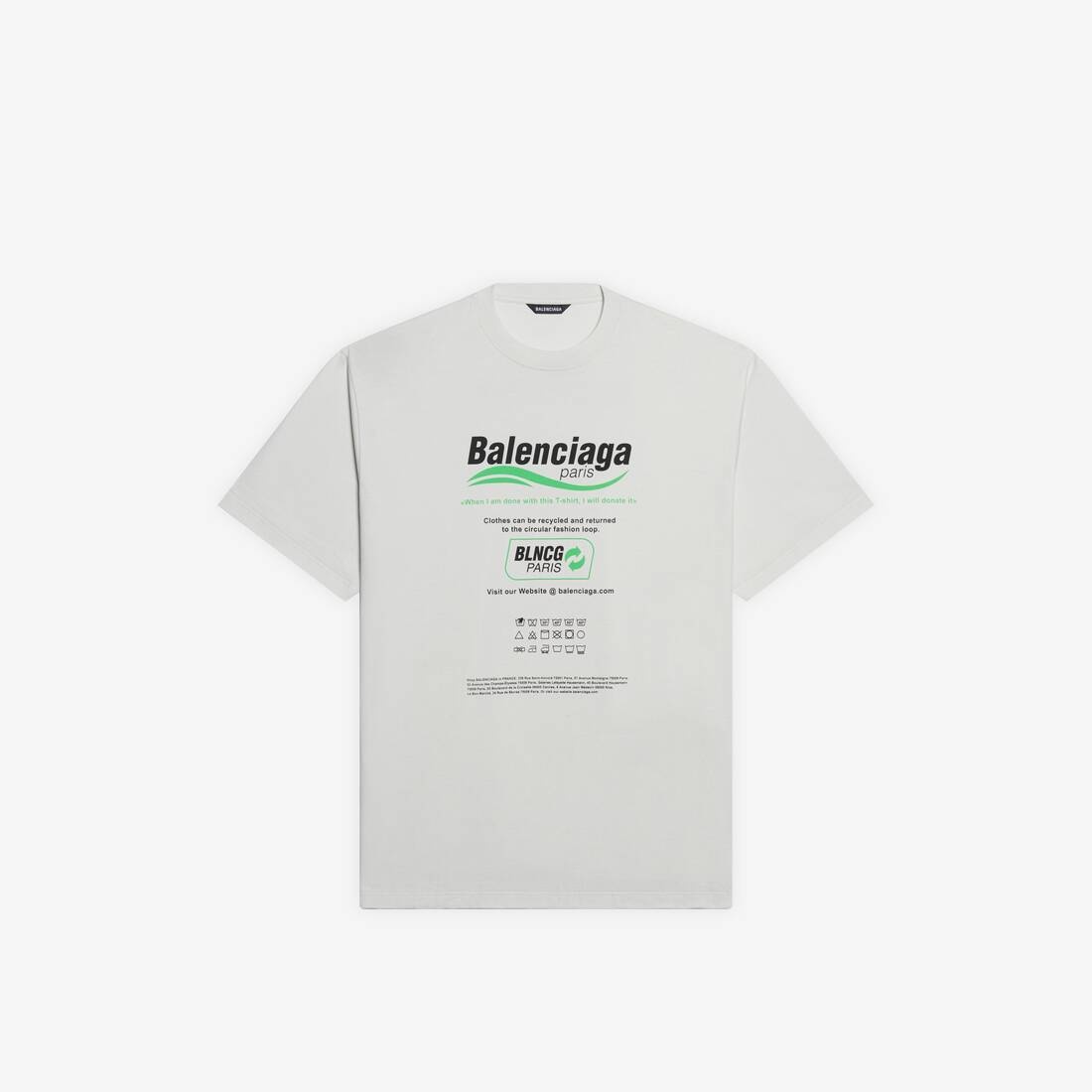 Dry Cleaning Boxy T-shirt  in White - 1