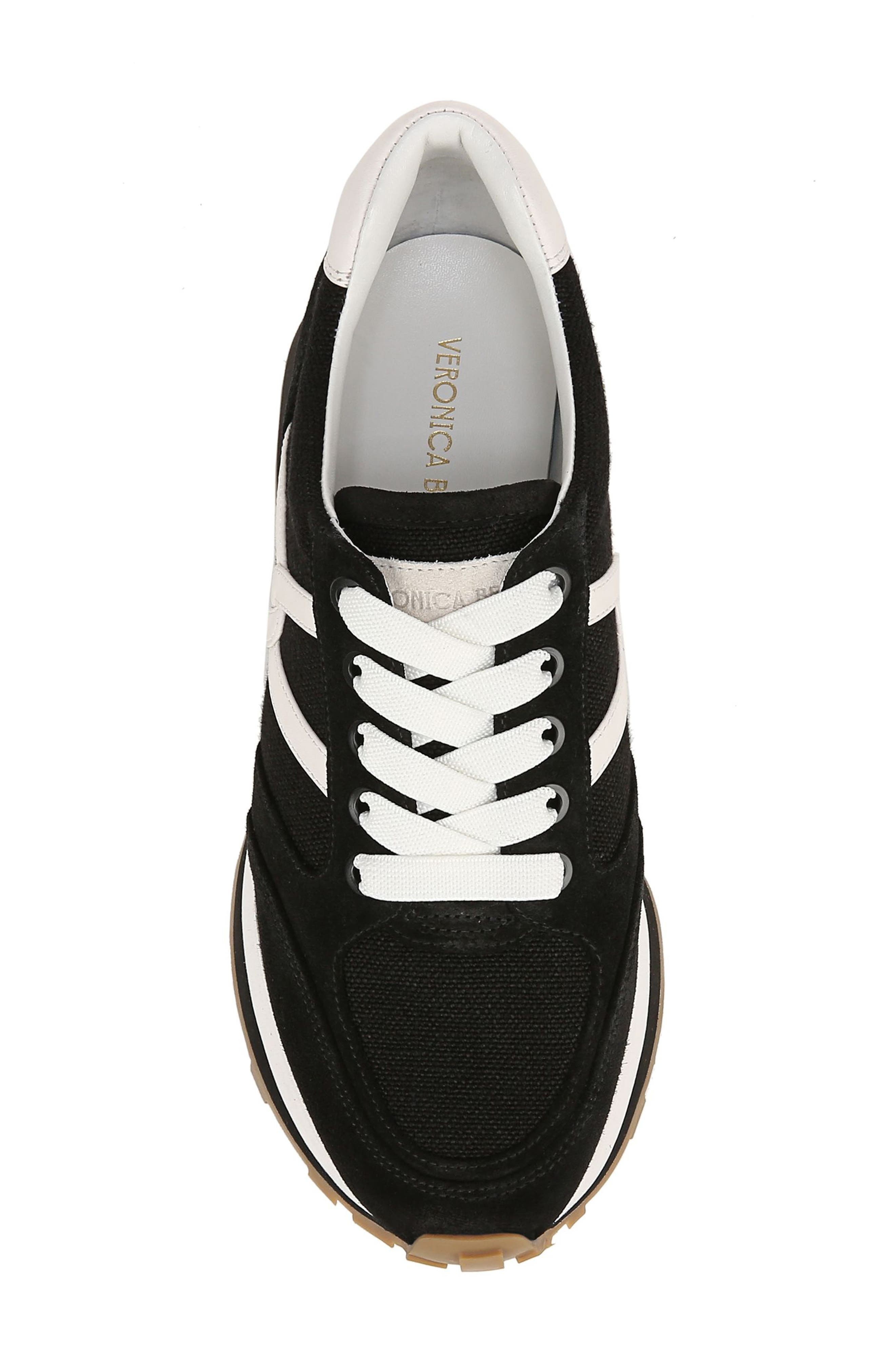 Veronica Beard Valentina Slip-On Sneaker in Black/white at Nordstrom - 5