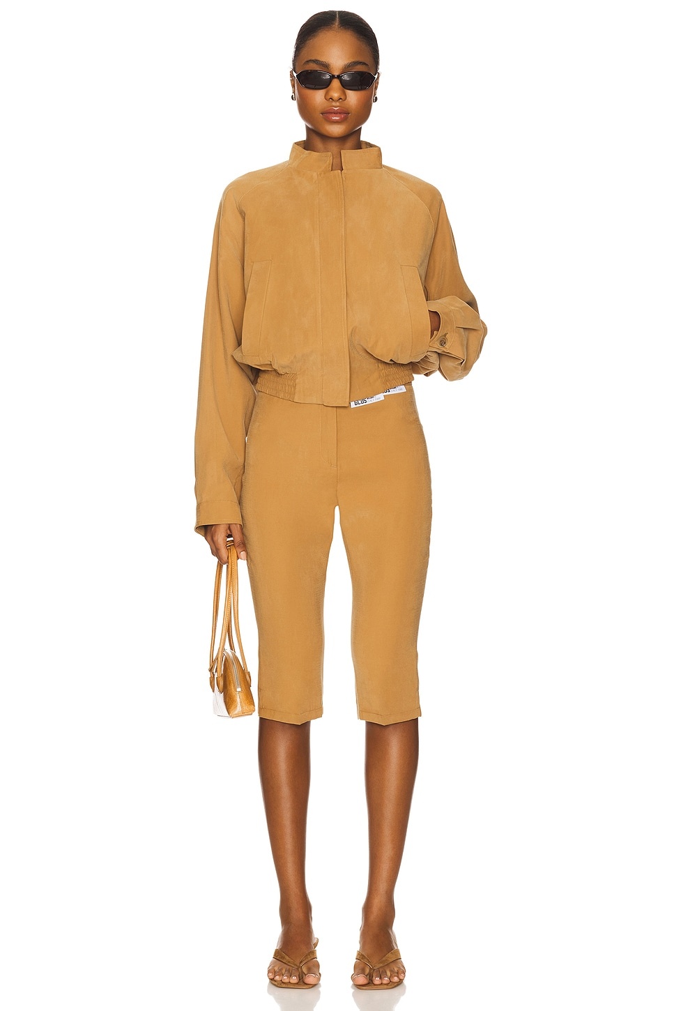Cupro Tailoring Capri Trousers - 5