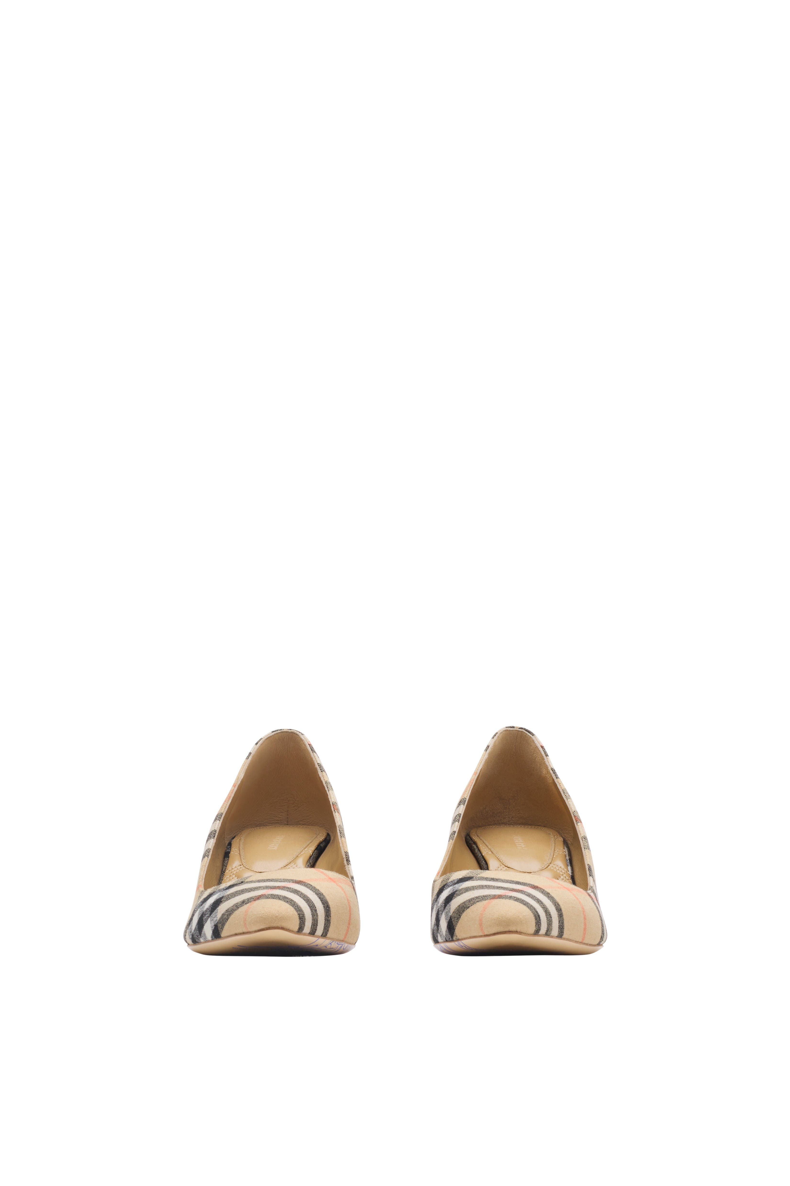 burberry Check Dame Pumps in Sand Beige at Nordstrom - 2