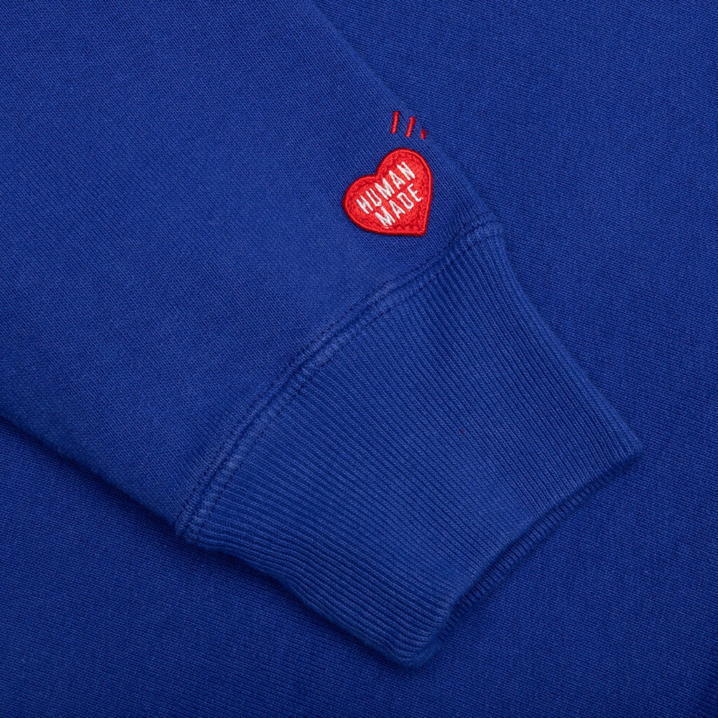 HEAVY WEIGHT HOODIE #1 - BLUE - 4