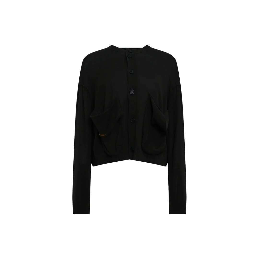 Big Pocket Short Cardigan - 1