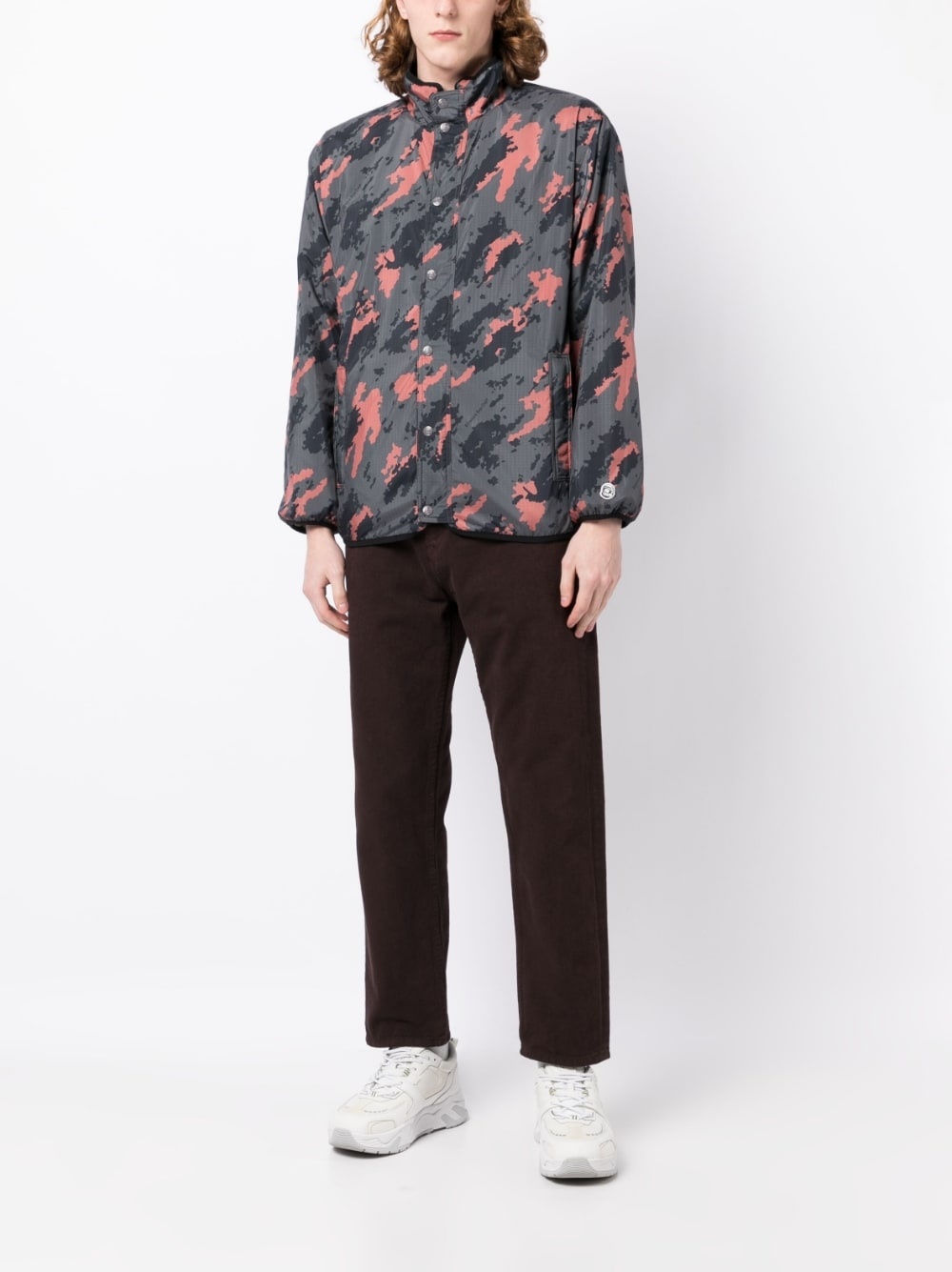 CAMOUFLAGE-PATTERN REVERSIBLE JACKET - 5