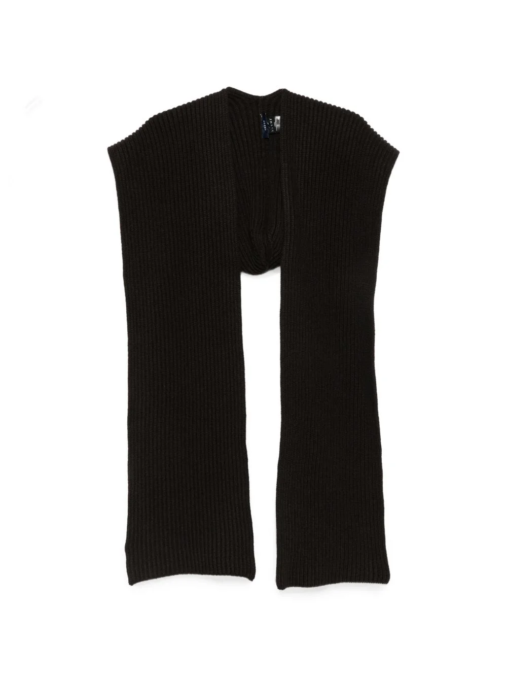Loretta ribbed-knit scarf - 1