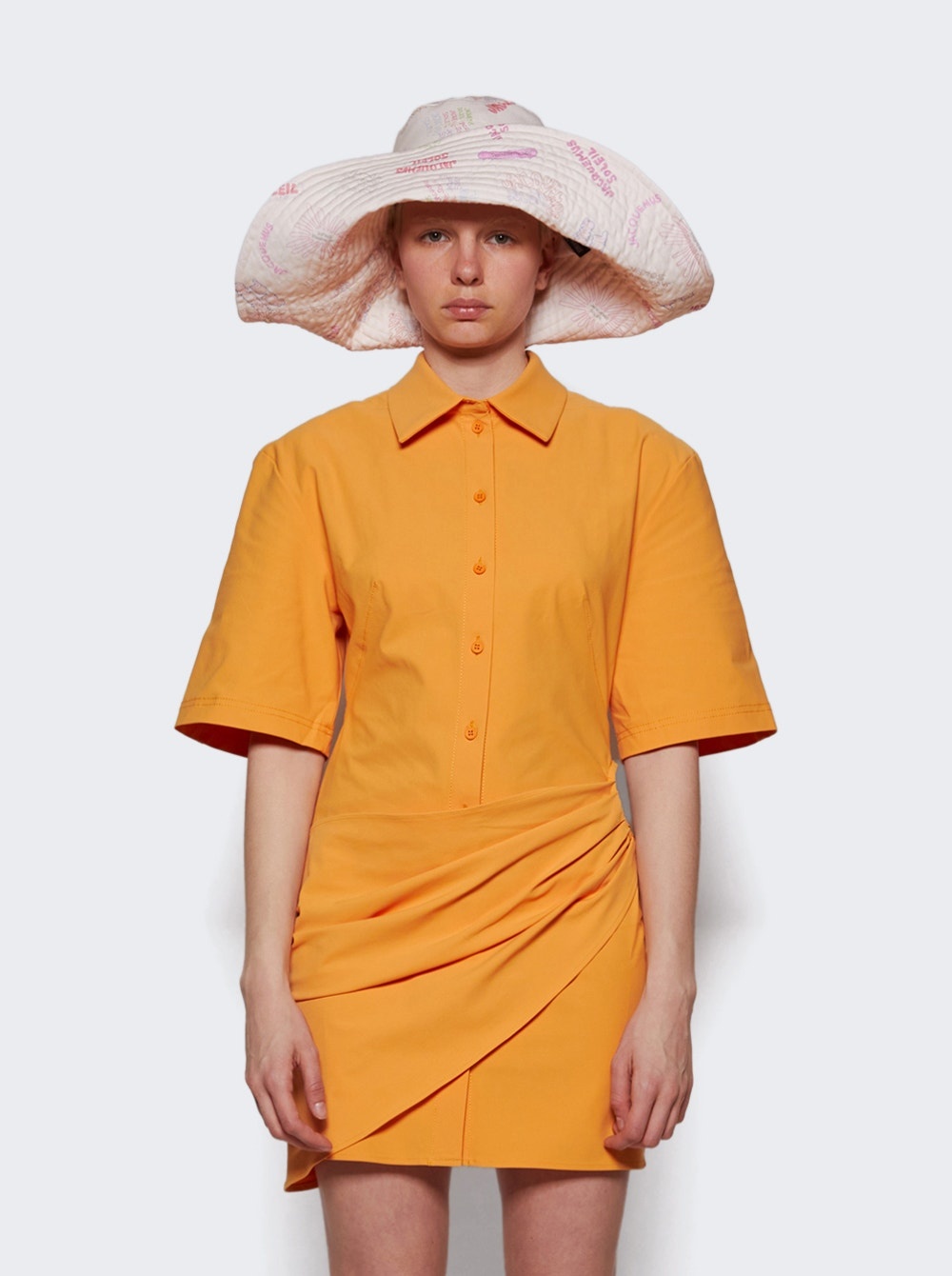 La Robe Camisa Orange - 3