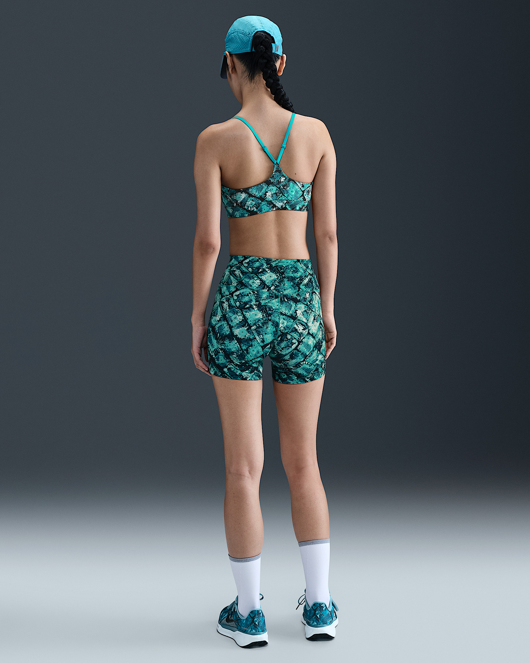Nike Women's Artist Collection High-Waisted 5" Printed Biker Shorts - 4