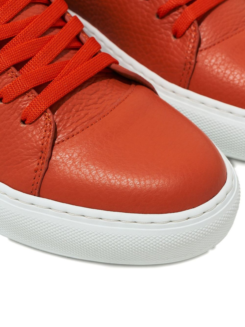 padlock leather sneakers 3