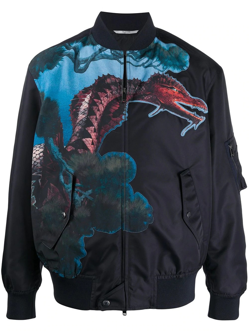 Dragons Garden bomber jacket 1