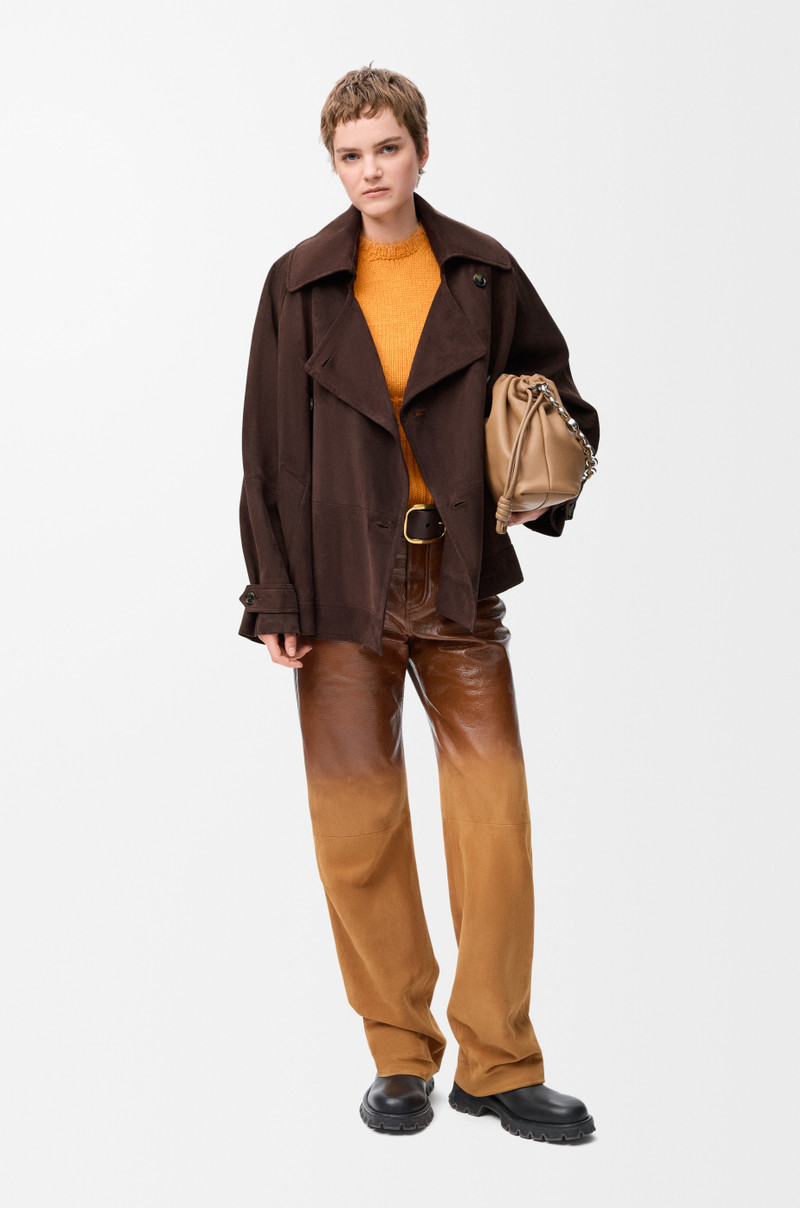 Loewe Bow jacket in suede goatskin outlook