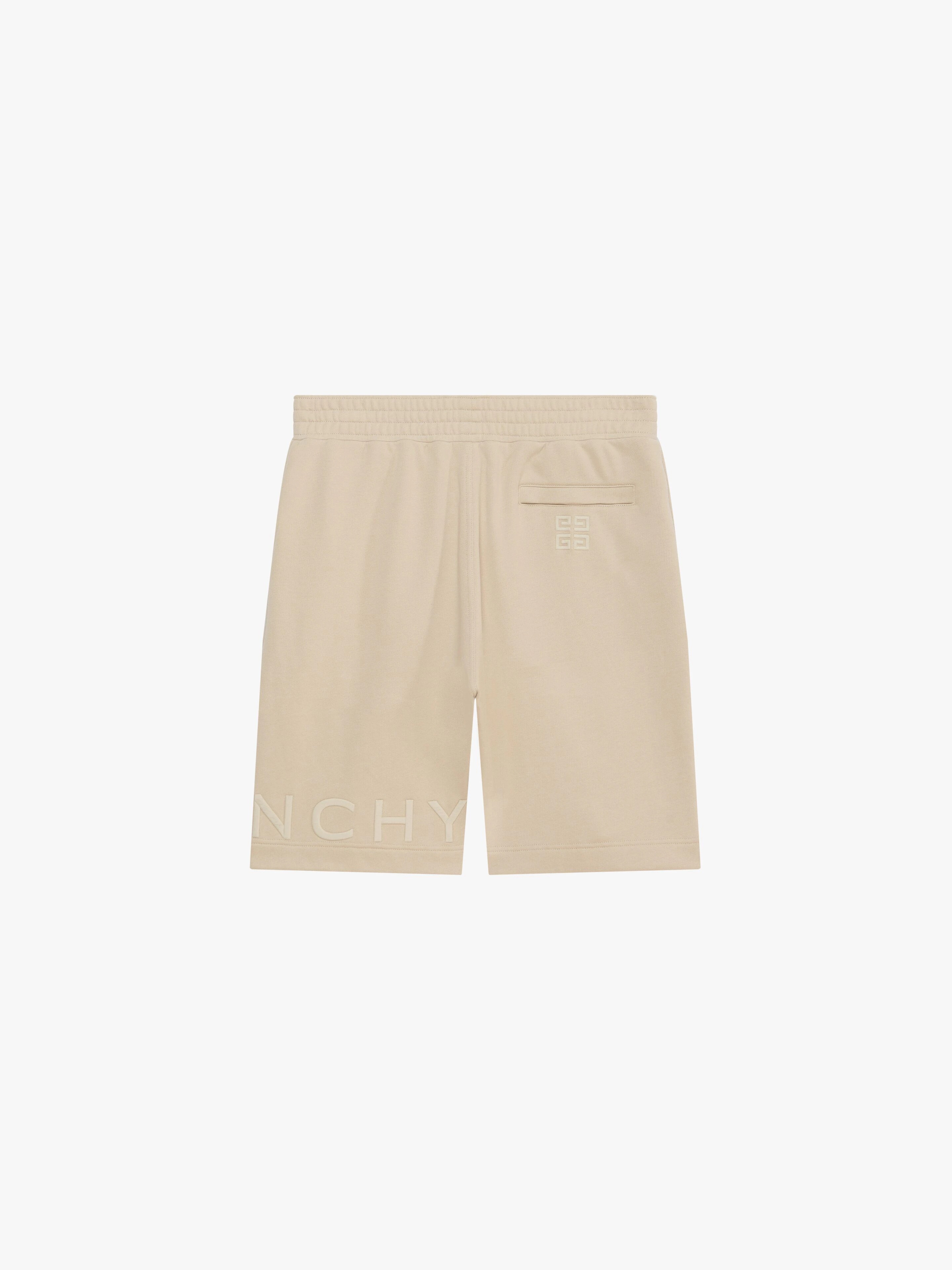 BERMUDA SHORTS IN EMBROIDERED FLEECE - 5