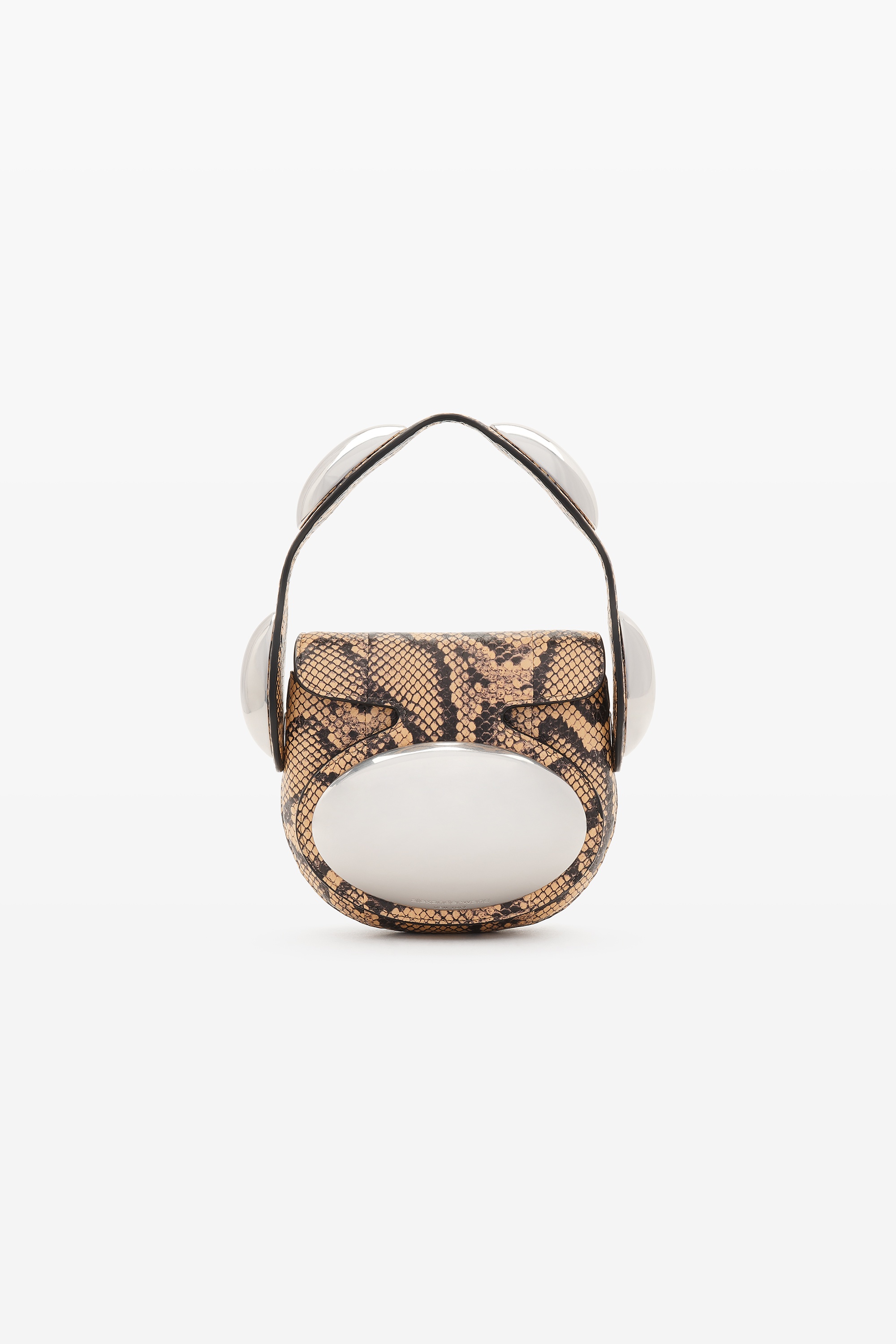 DOME MINI BAG IN SNAKESKIN 1