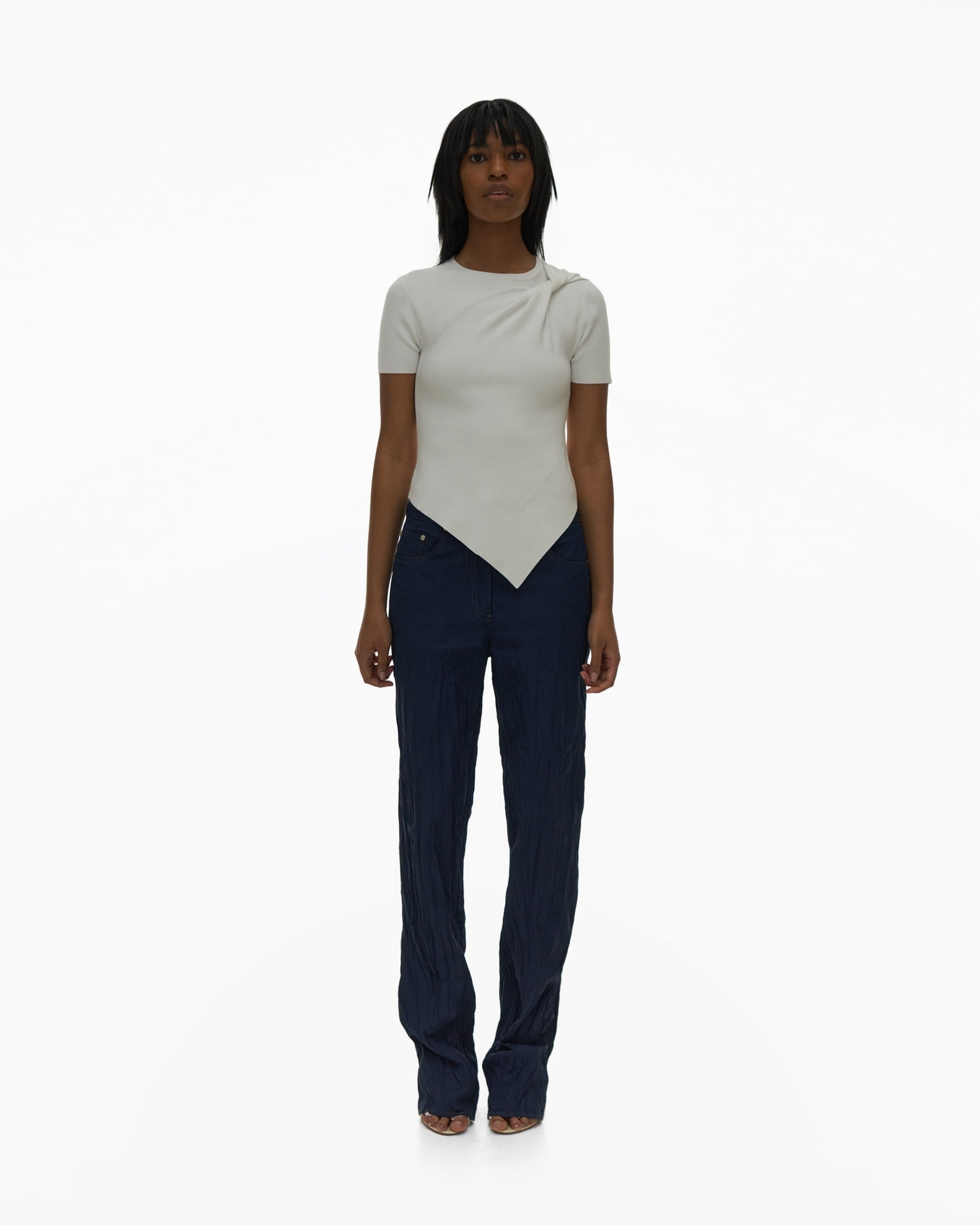 TWISTED ASYMMETRIC TEE - 2