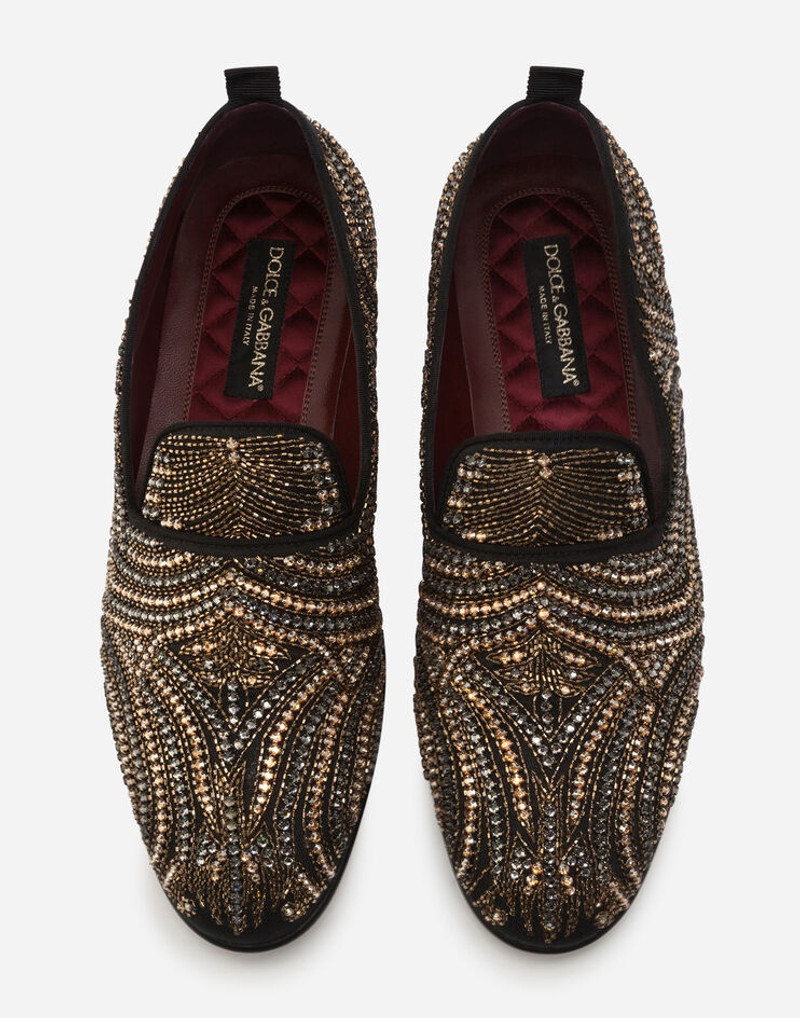 Slippers with all-over embroidery 4