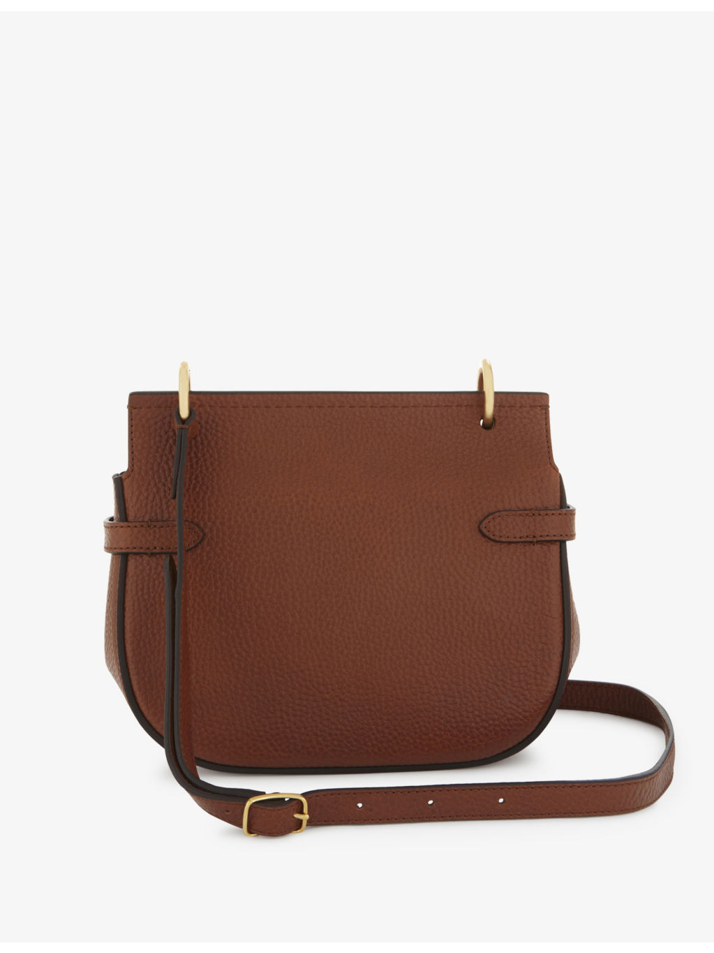 Amberley small pebbled-leather satchel bag - 3