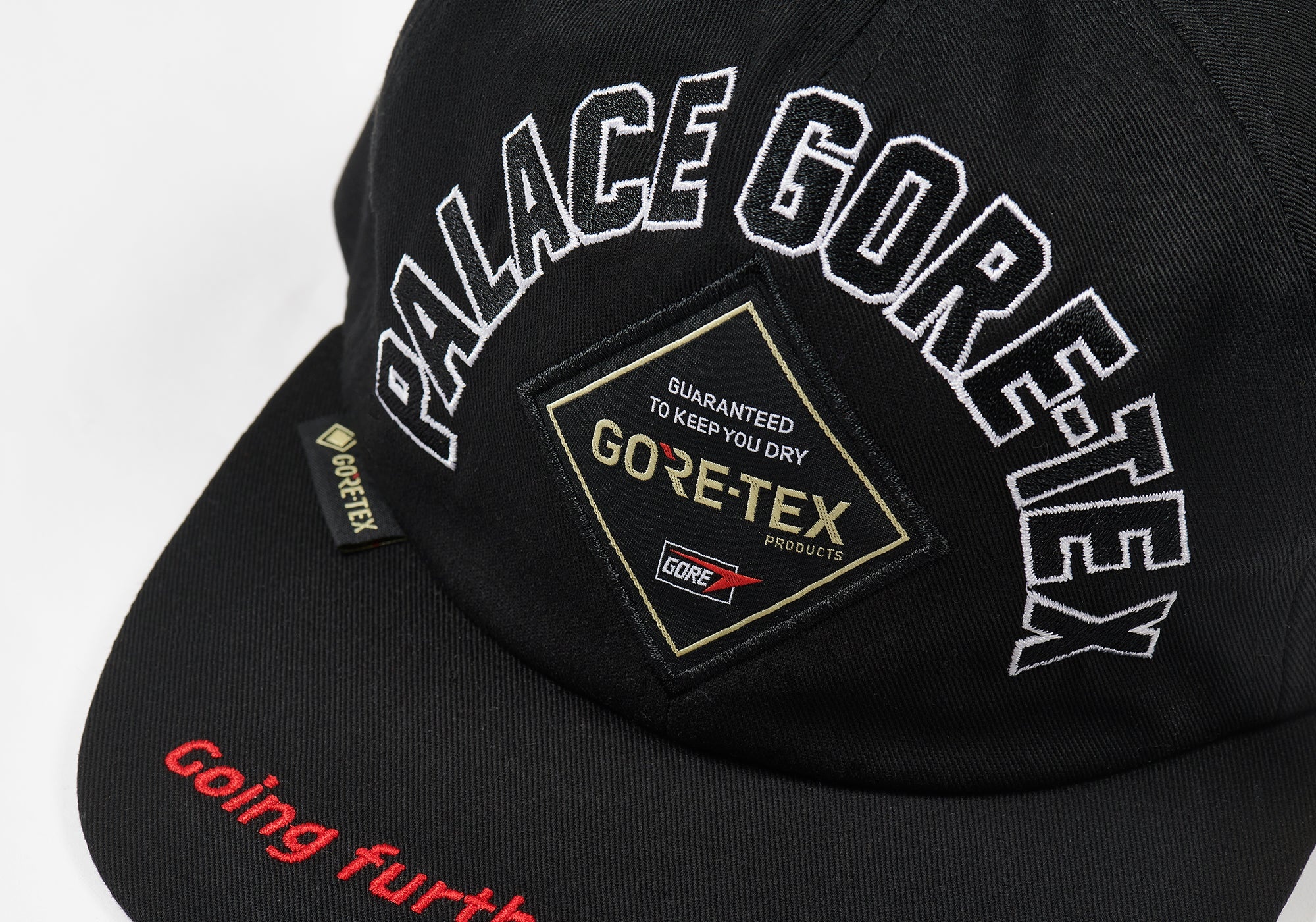 Palace Gore-Tex Plaid P 6-Panel Hat Grey Check Waterproof
