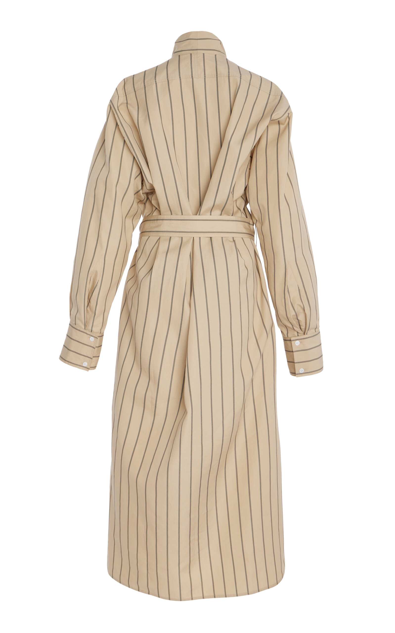 Phillipa Cotton Poplin Dress tan - 7
