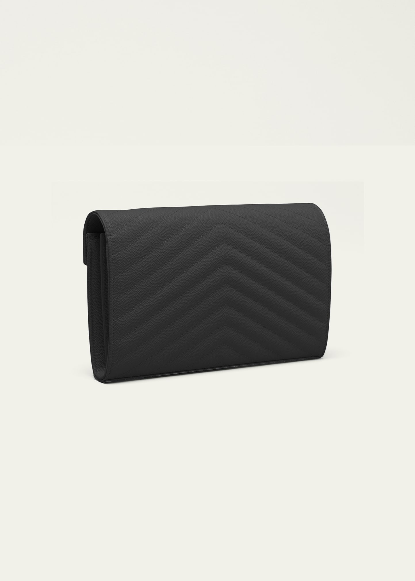 Monogram Large Grain de Poudre Calfskin Wallet on Chain - 3