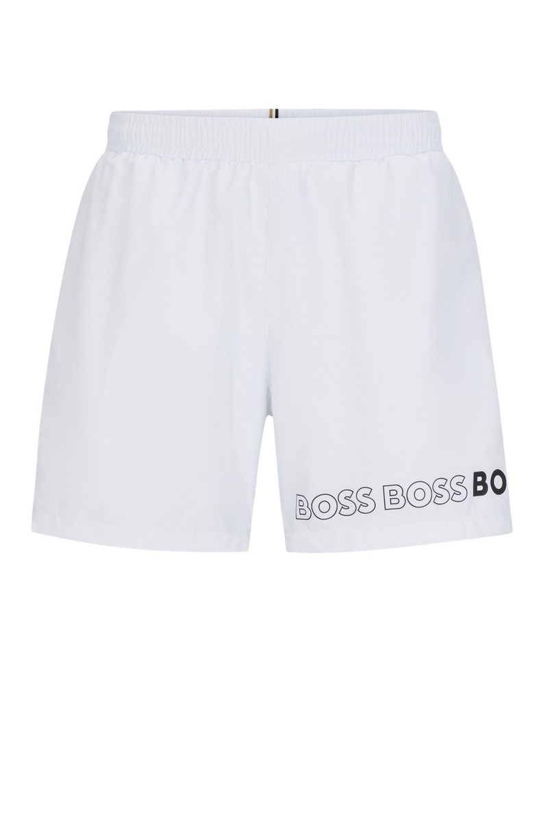 SWIM SHORTS WITH REPEAT LOGOS 1