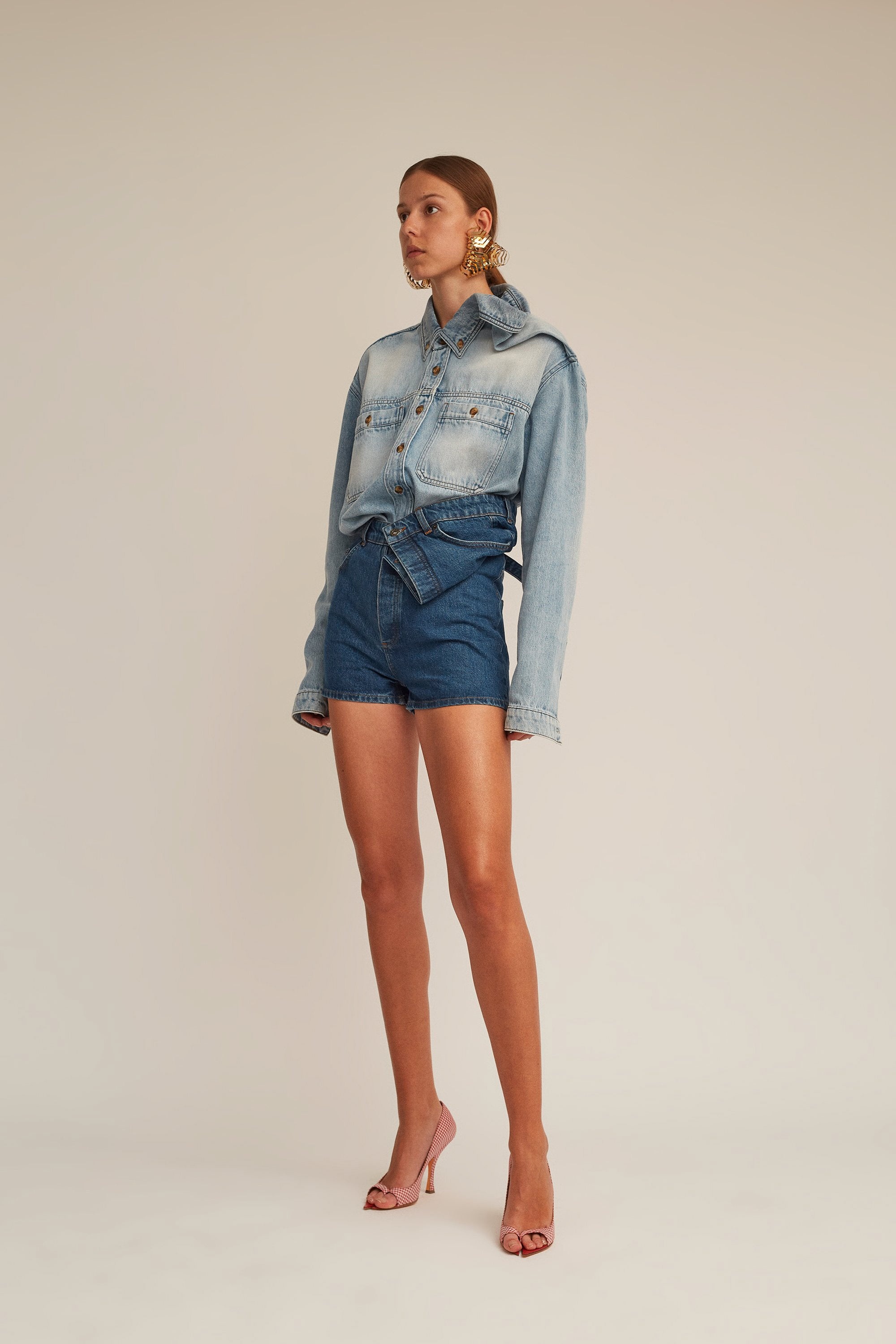 Classic Asymmetric Waist Short - 6