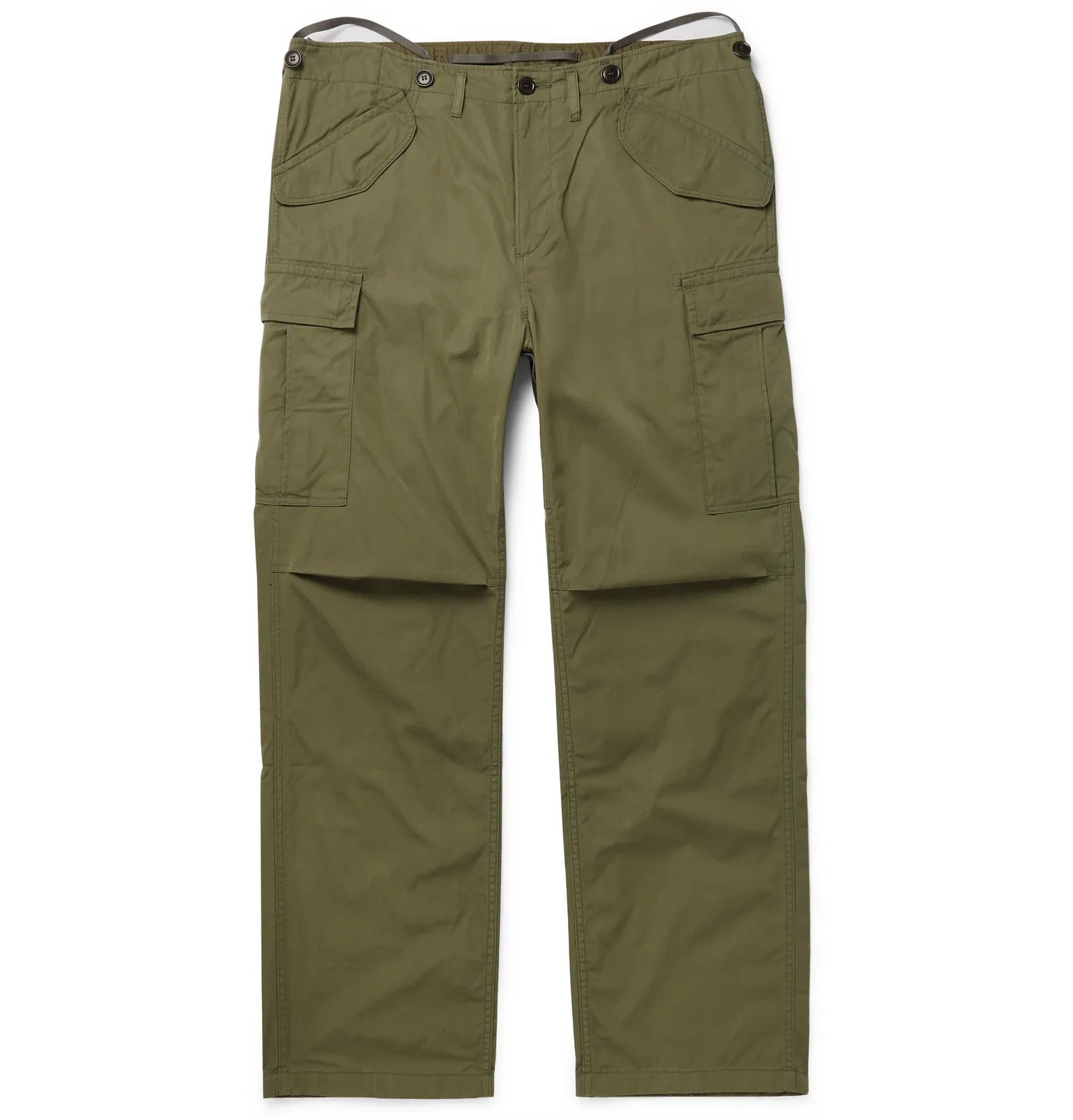 Cotton-Blend Cargo Trousers - 1