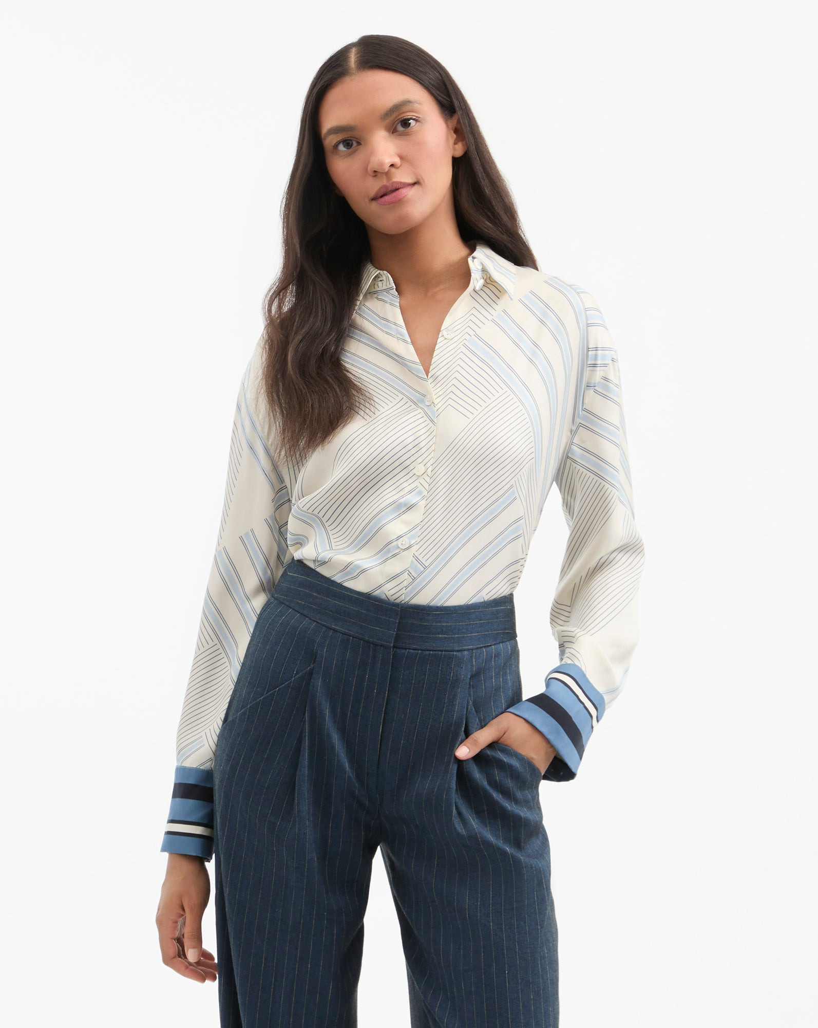 DELILA SILK SHIRT - 2