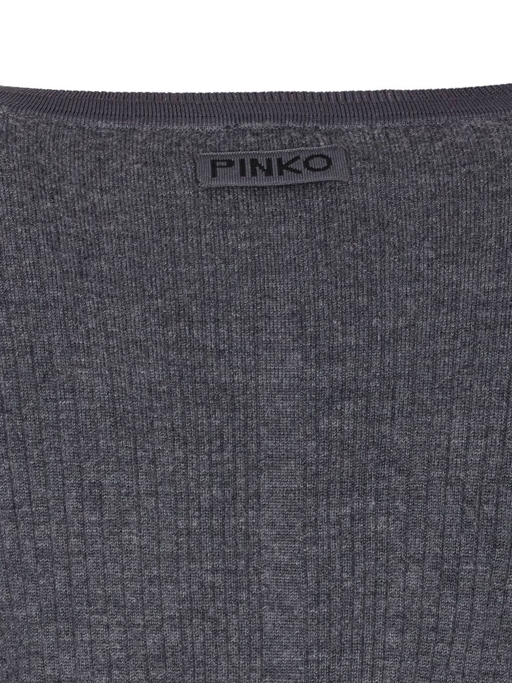 ribbed V-neck cardigan - 4
