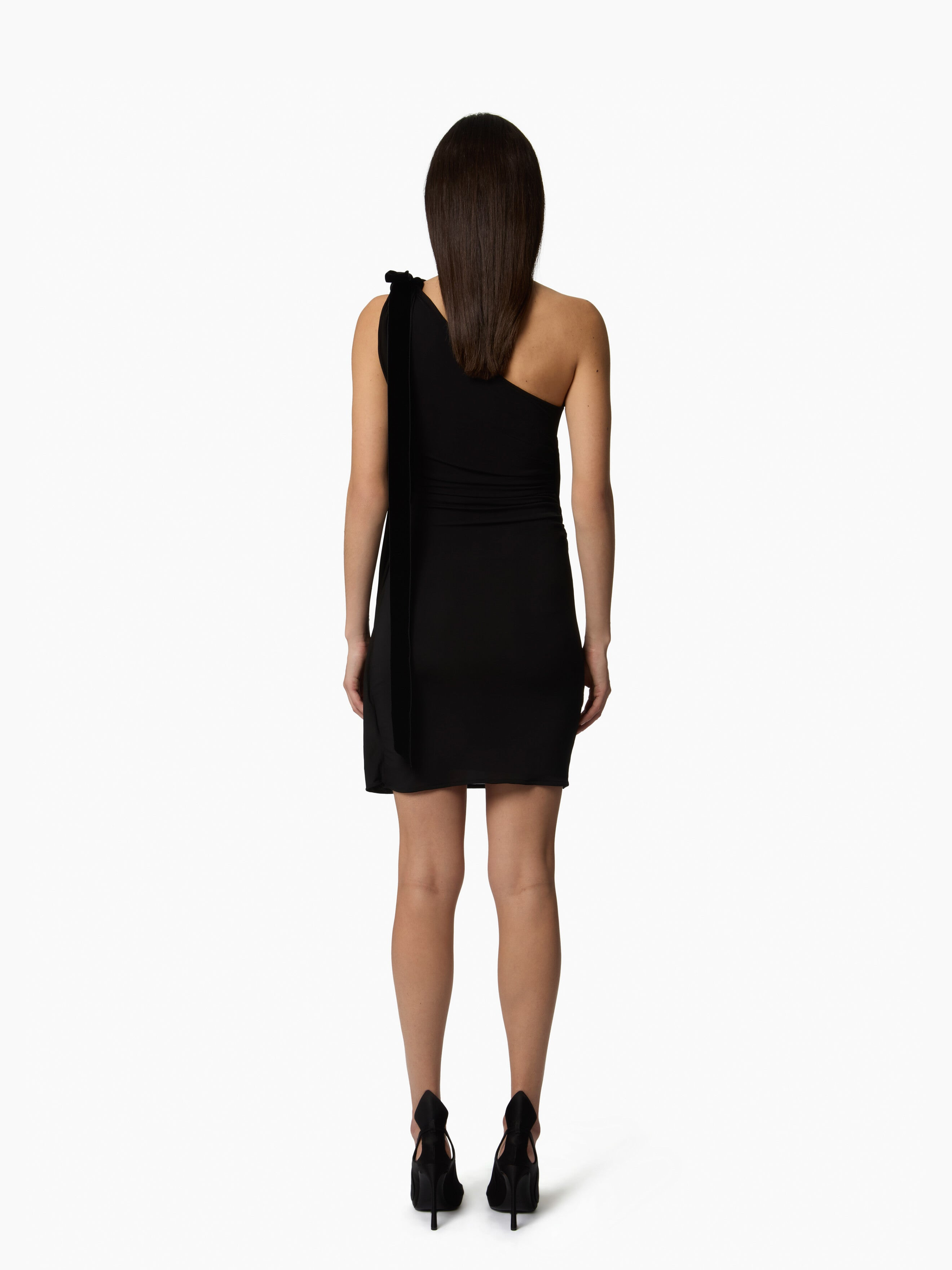 One-Shoulder Mini Dress - 4