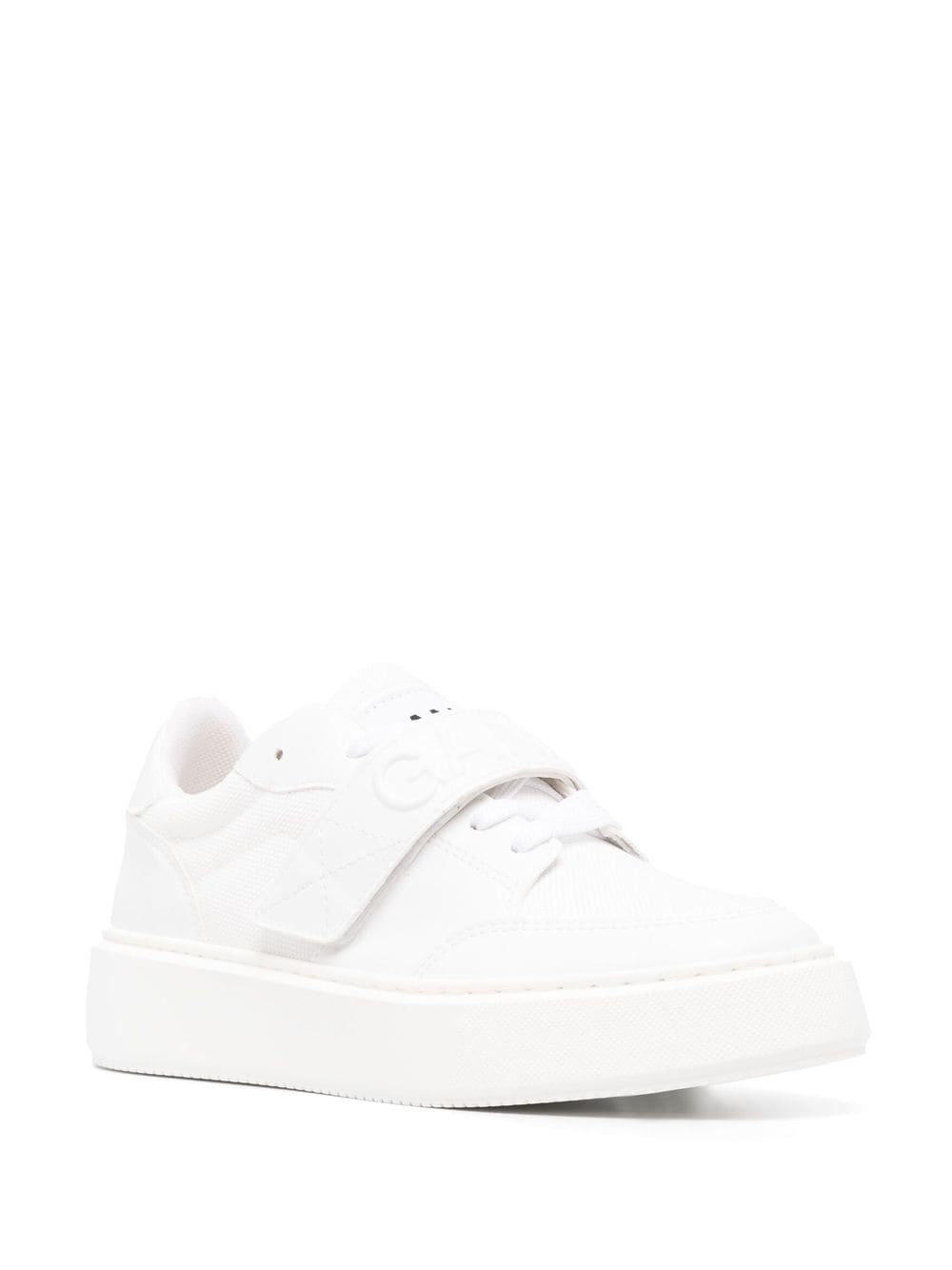 touch-strap low-top sneakers - 2