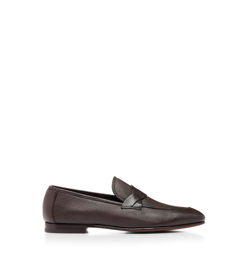 GRAIN LEATHER SEAN TWISTED BAND LOAFER 4
