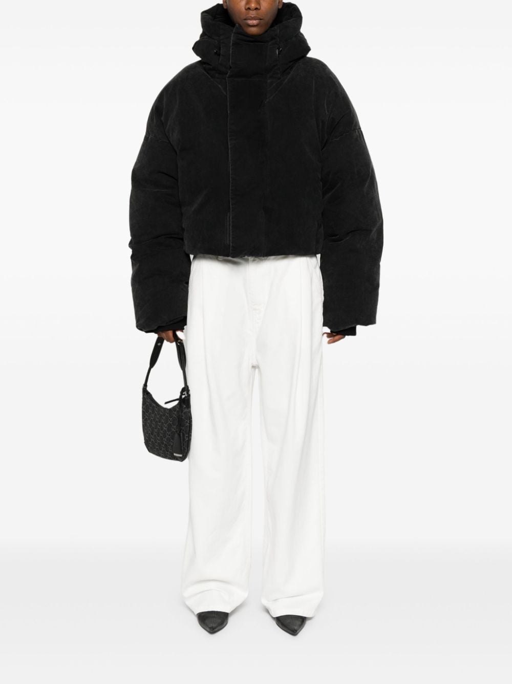 hooded puffer jacket - 2