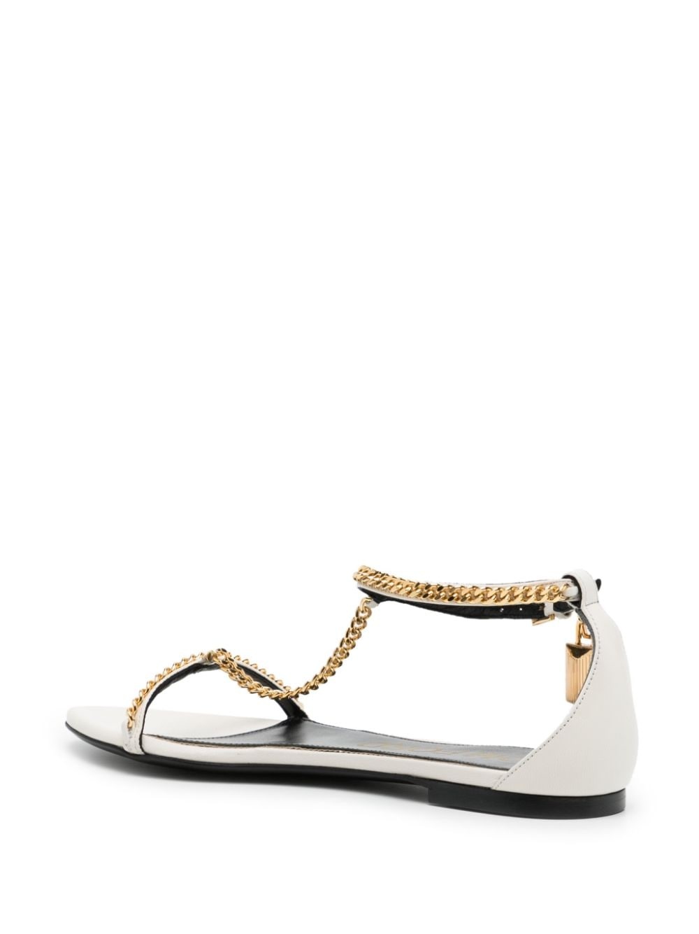 Padlock chain-link sandals - 3