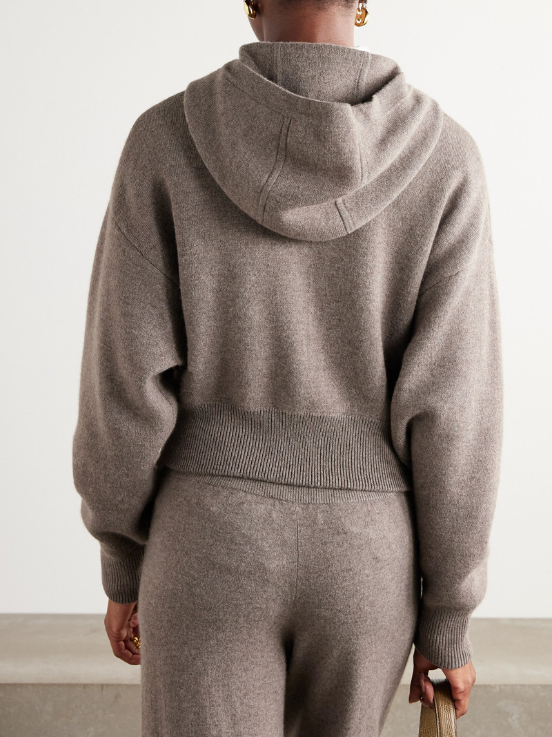 Lilia Cropped Cashmere Hoodie 3