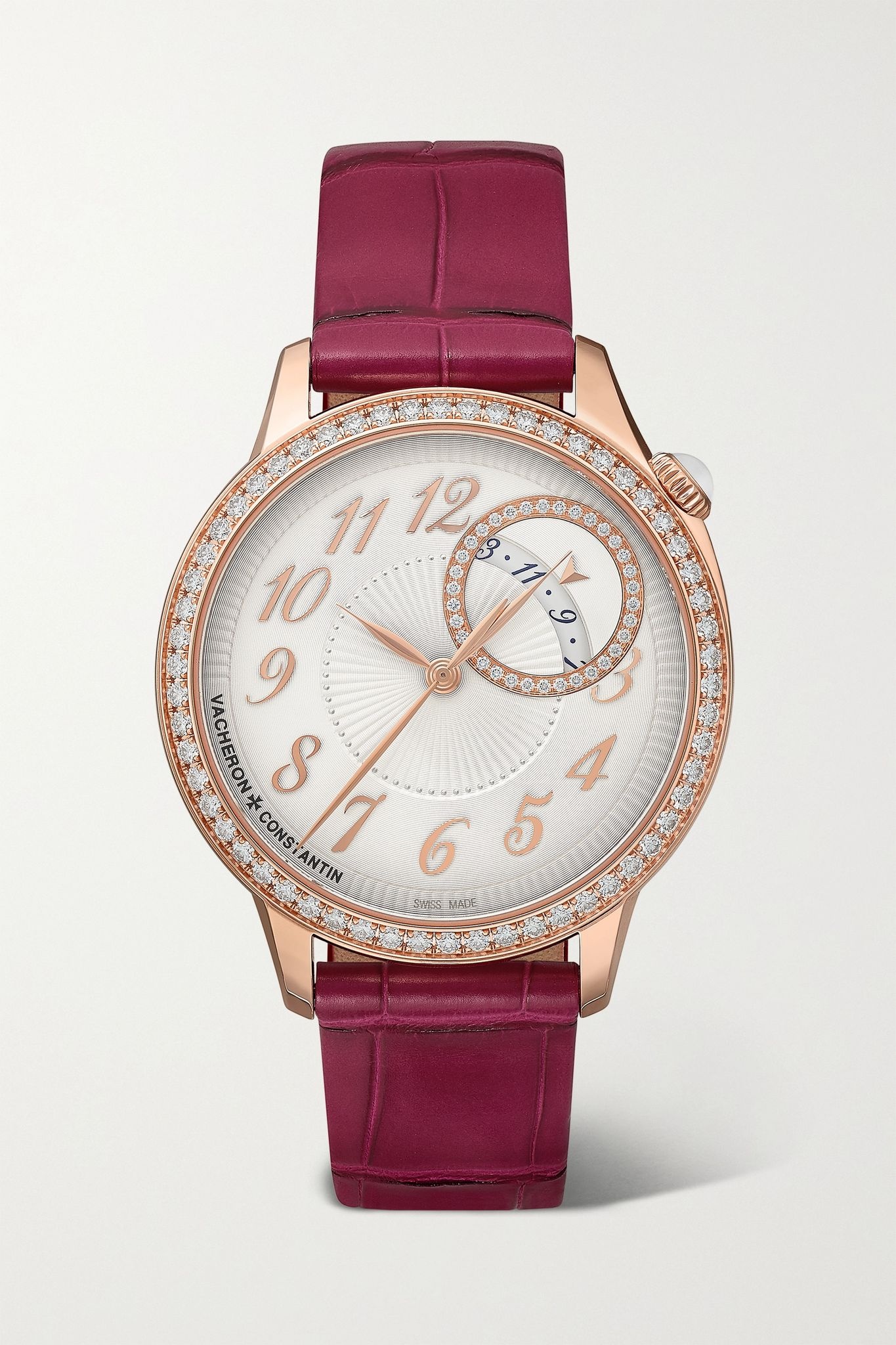 Egérie Automatic 35mm 18-karat pink gold and diamond watch - 1