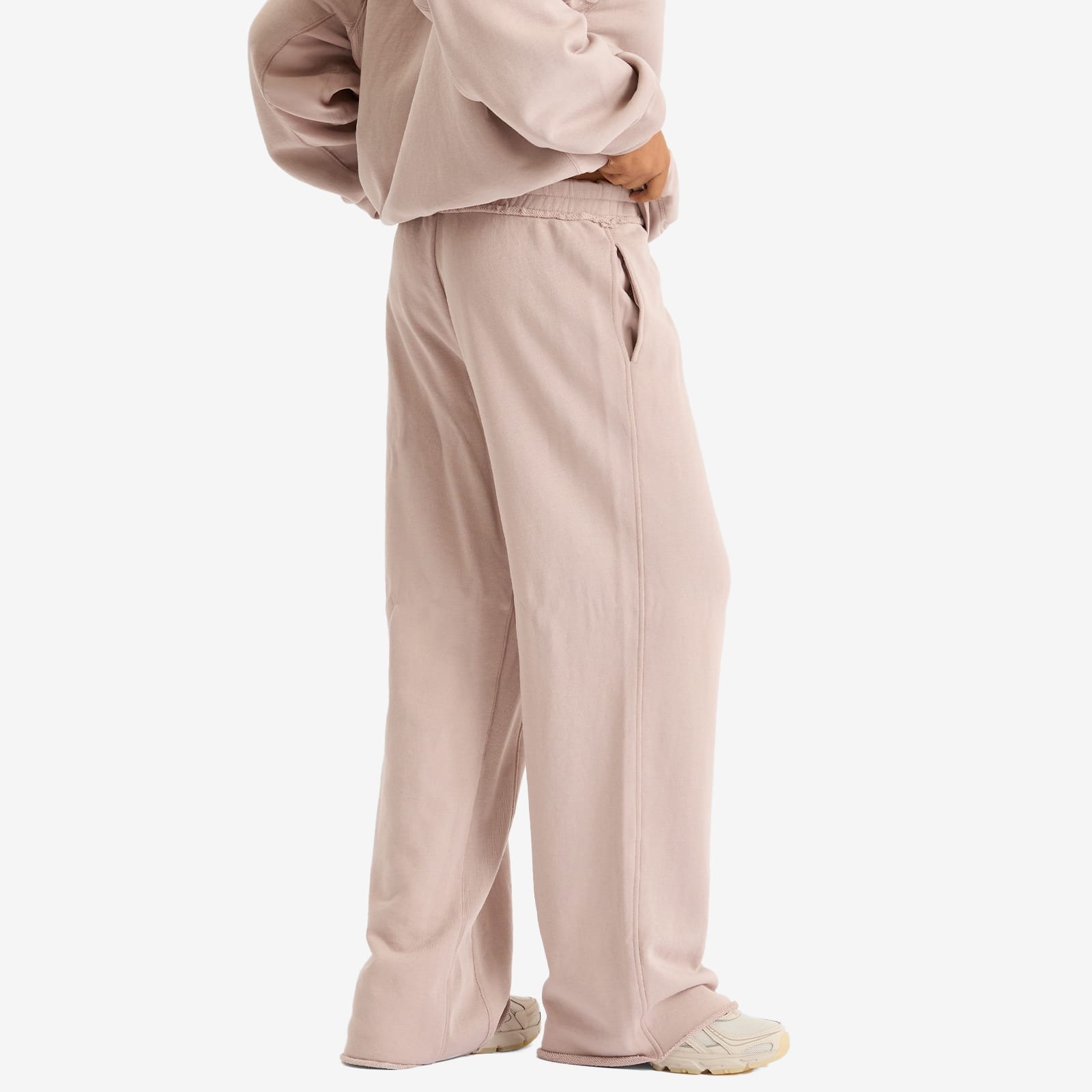 SKIMS Deconstructed French Terry Wide Leg Pant - 3