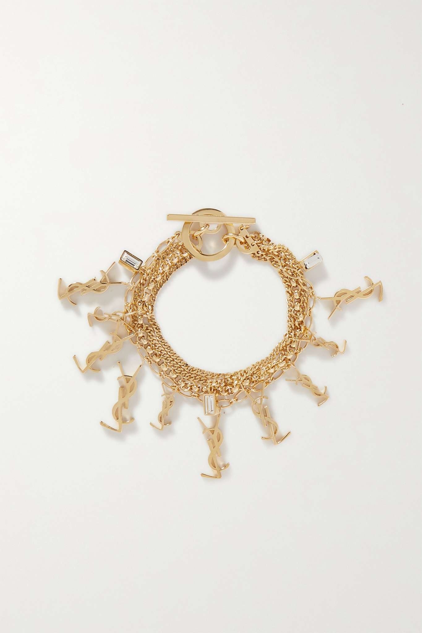 Cassandre gold-tone crystal bracelet - 1