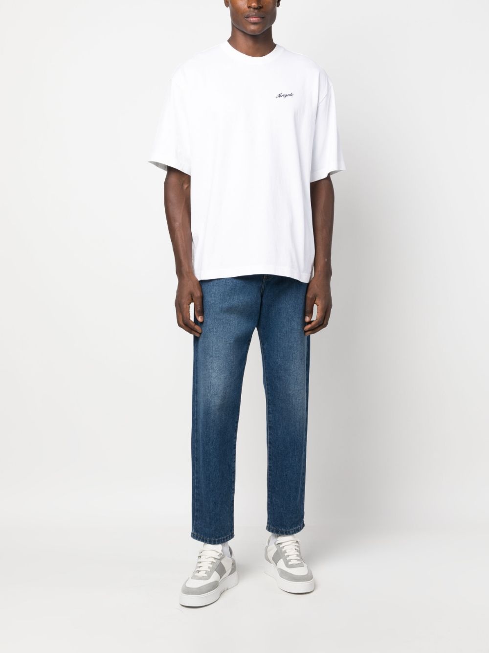 logo-embroidered T-shirt - 2