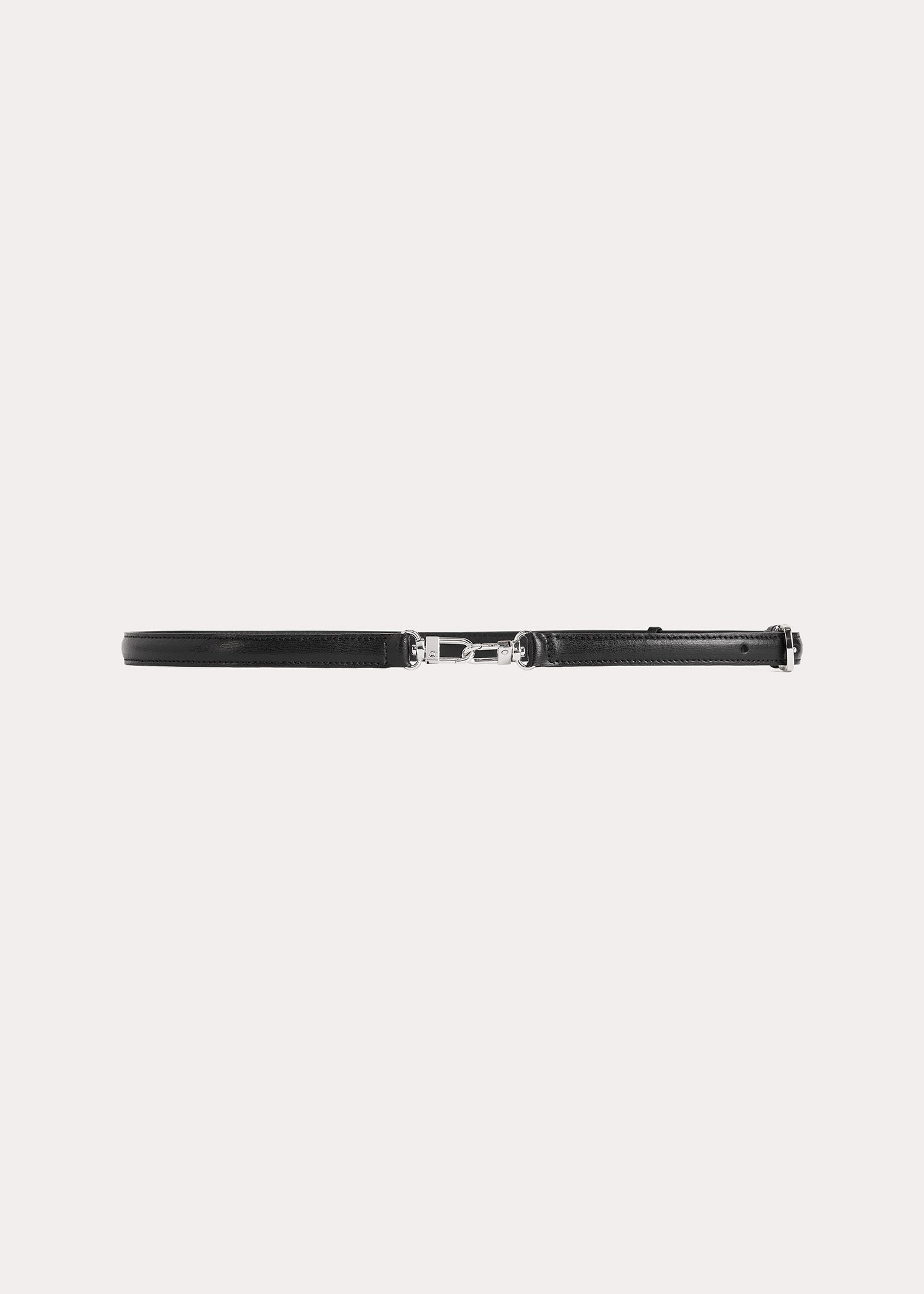 *関税・送料込み*【TOTEME】Slide clasp leather belt ブラック Slide clasp leather belt black – TOTEME