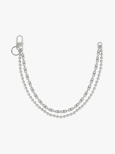 Givenchy G CUBE CHAIN CHARM IN METAL outlook