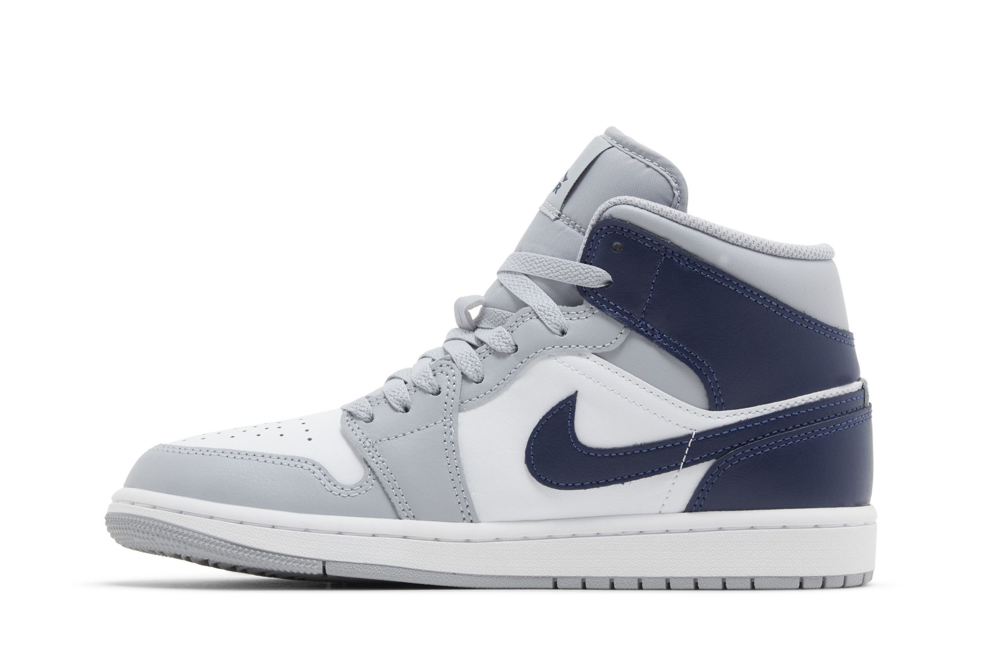 Air Jordan 1 Mid 'Wolf Grey Midnight Navy' - 3