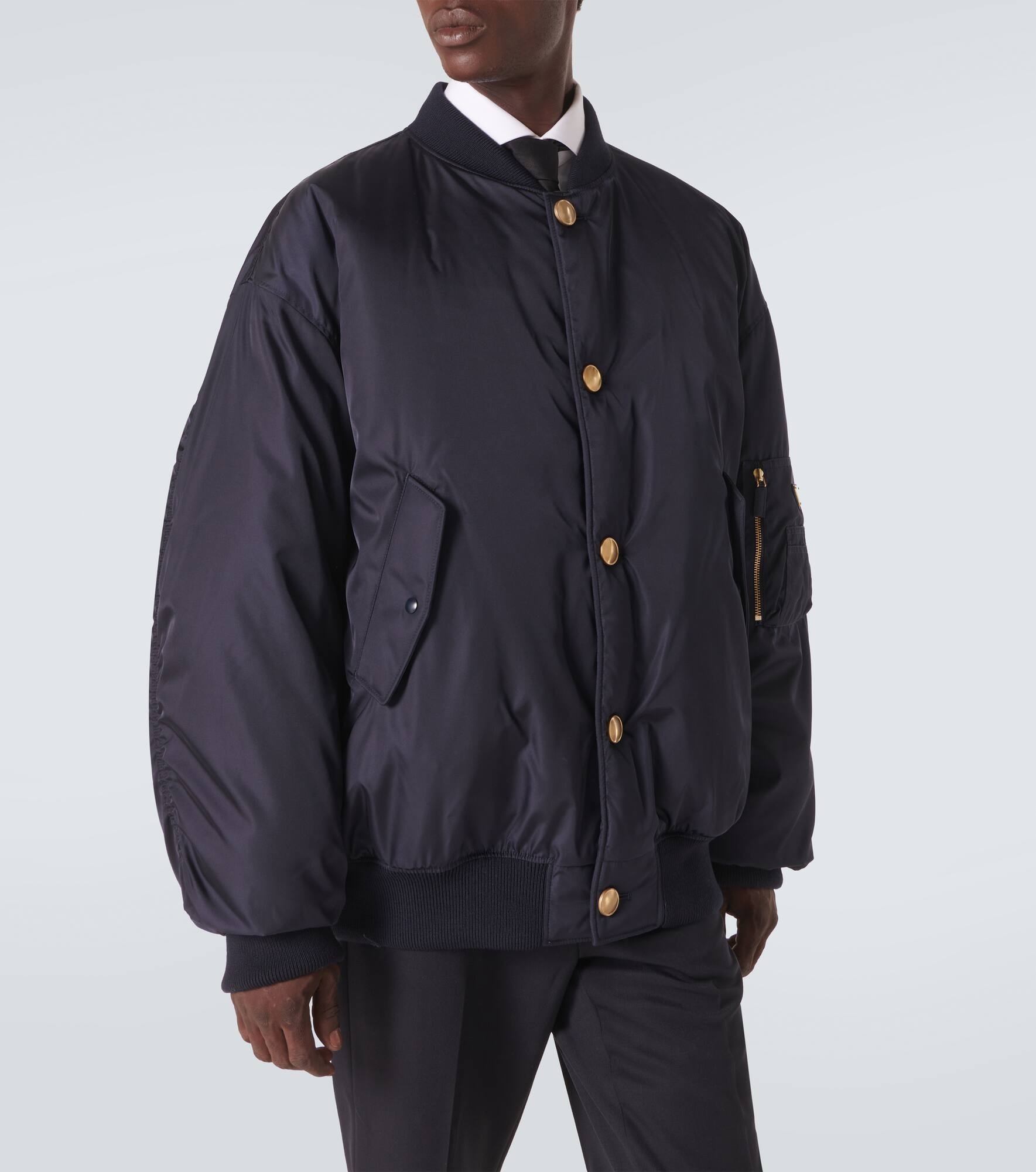 Re-Nylon bomber jacket - 3