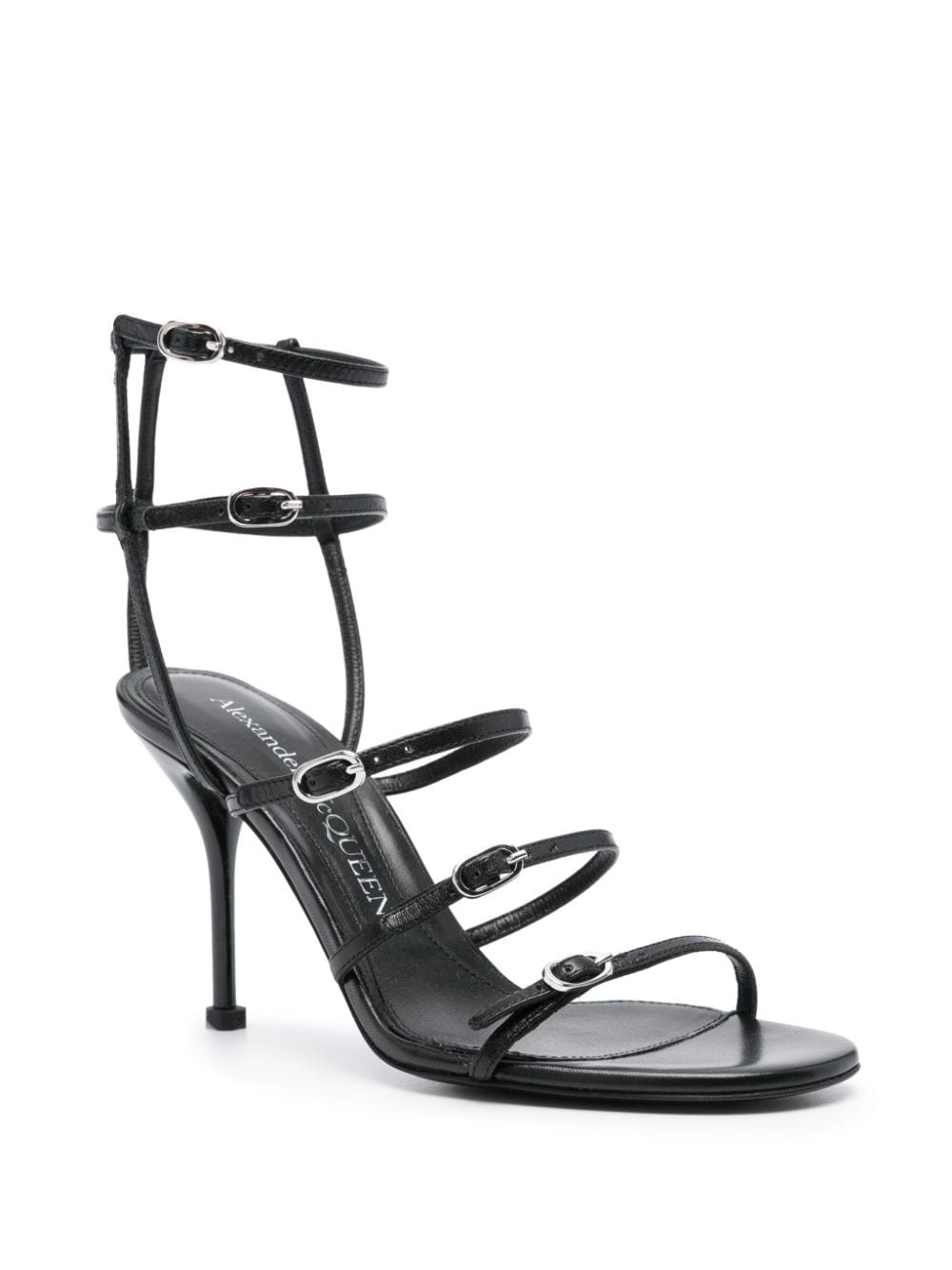 95mm leather sandals - 2