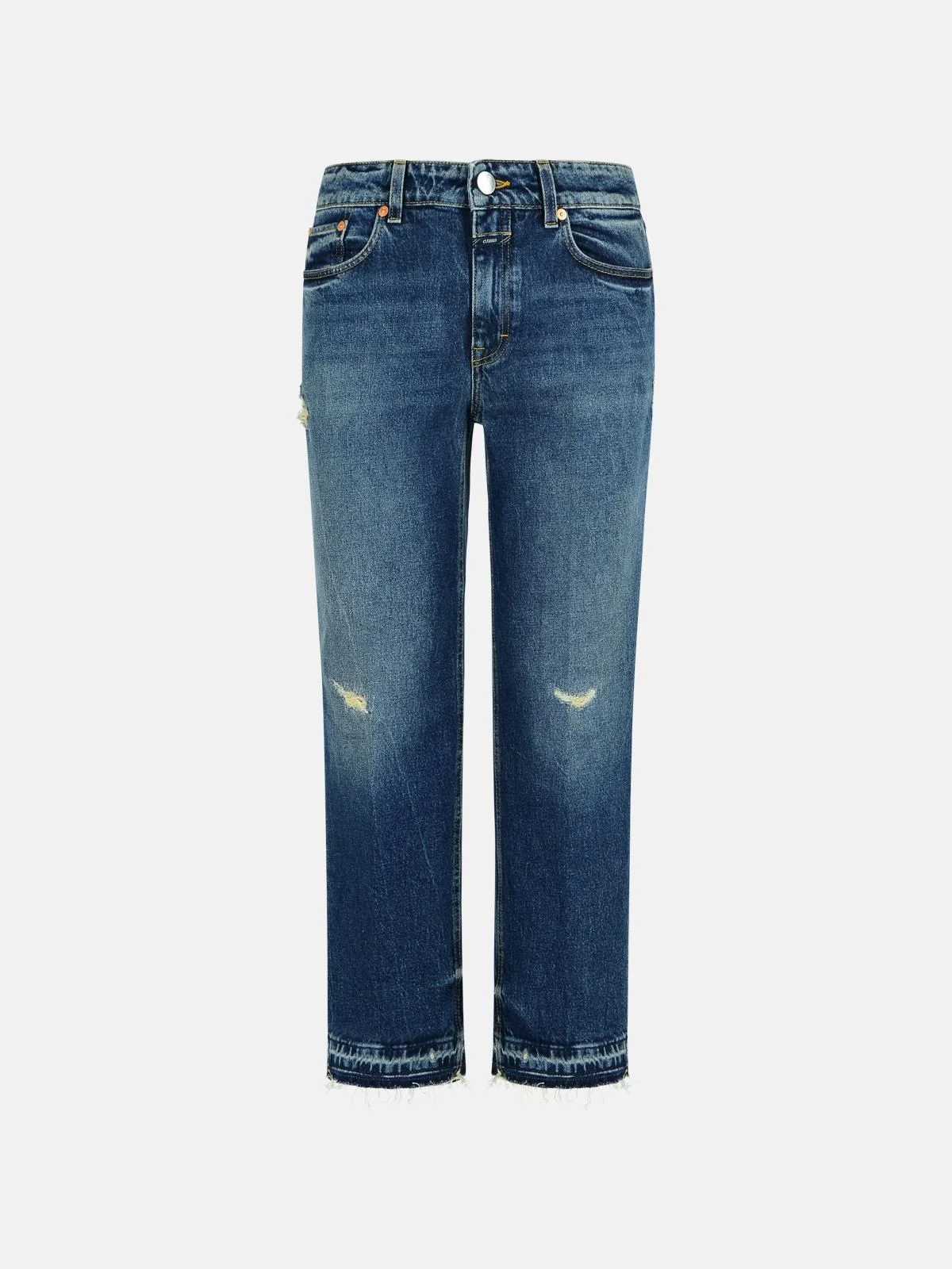 'MILO' BLUE COTTON JEANS - 1