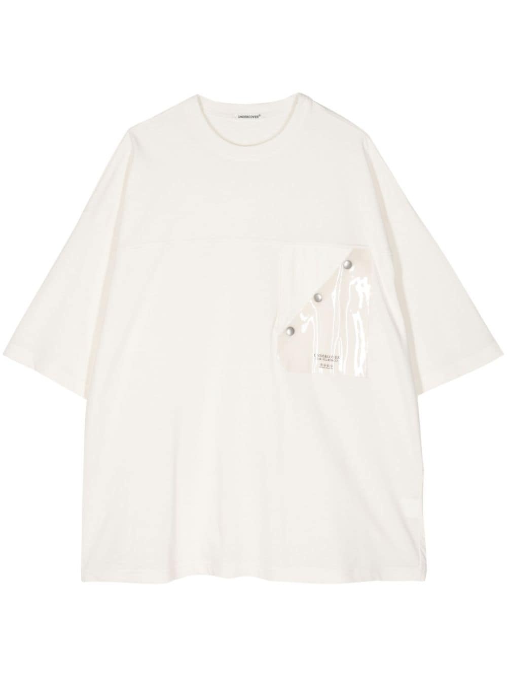 patch-pocket cotton T-shirt - 1