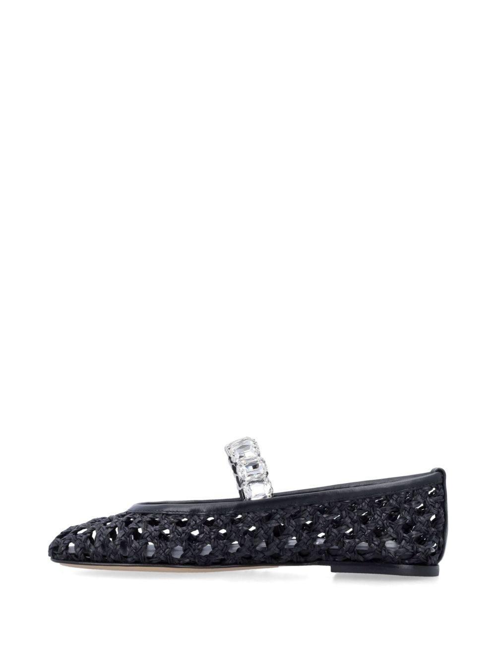 crystal-embellished ballet flats - 3